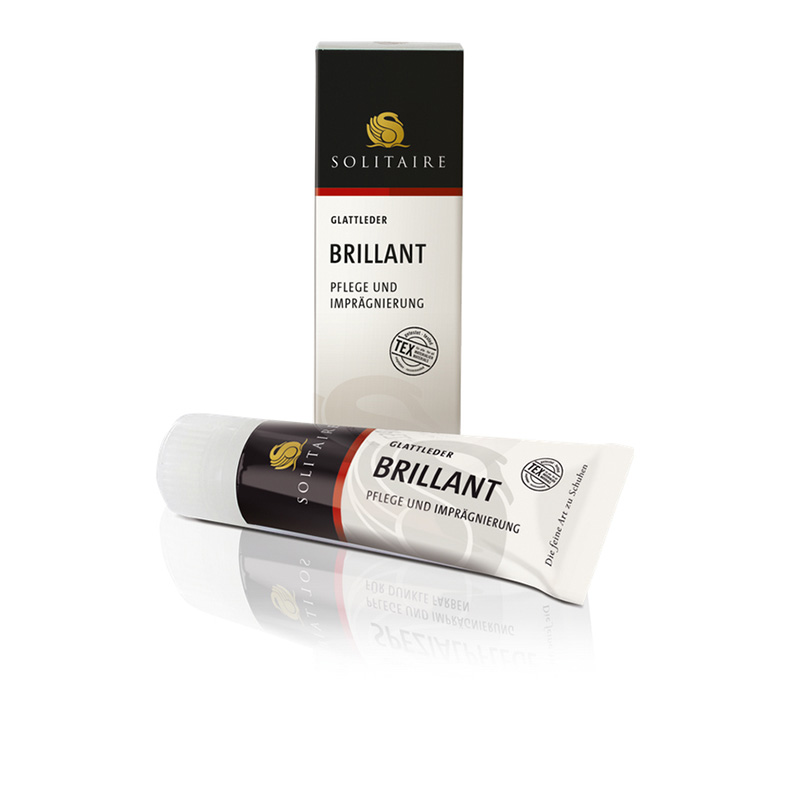 Crema Brillant maro deschis pentru pantofi