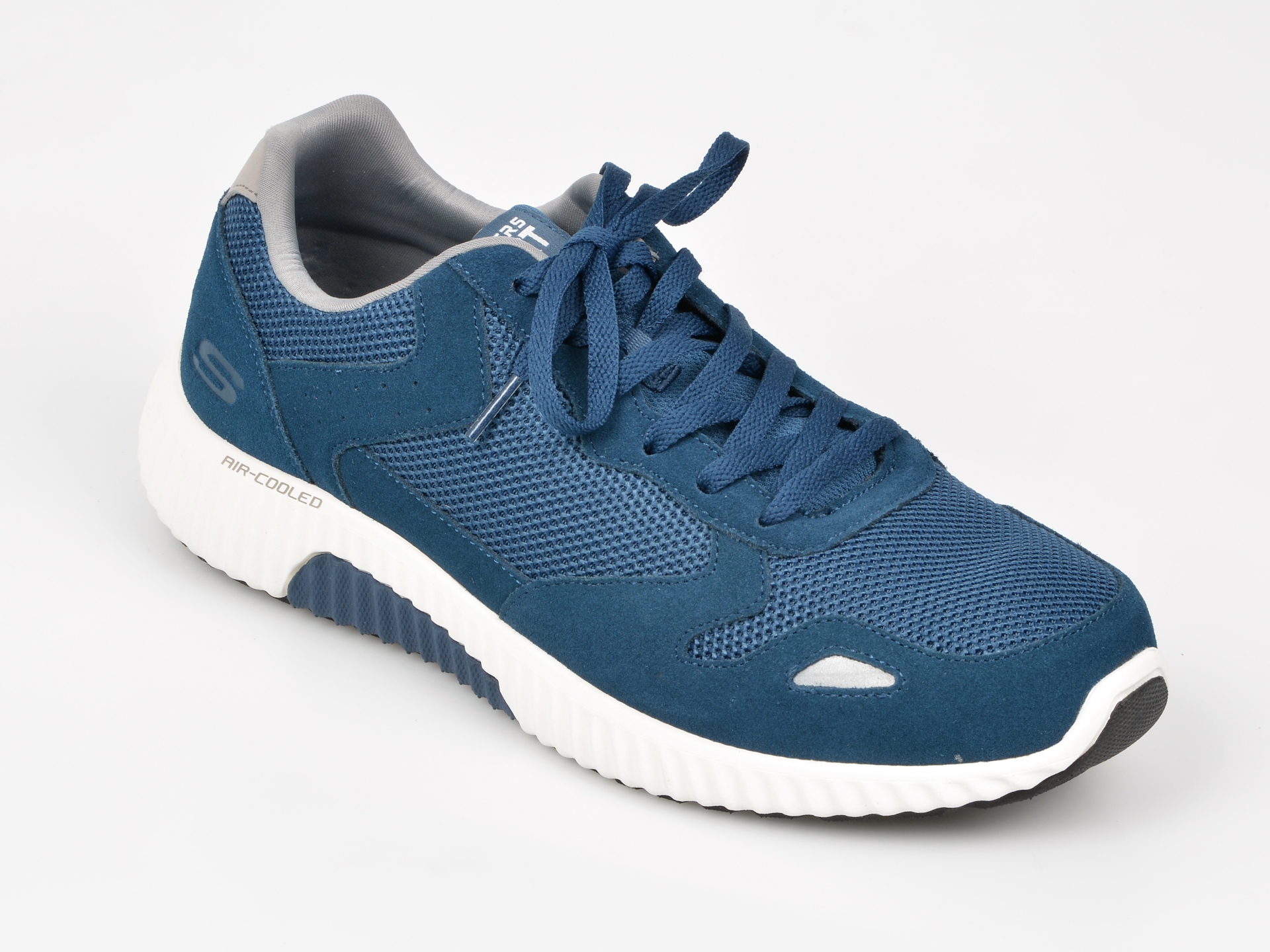 Pantofi sport SKECHERS bleumarin, 52518, din piele si material textil