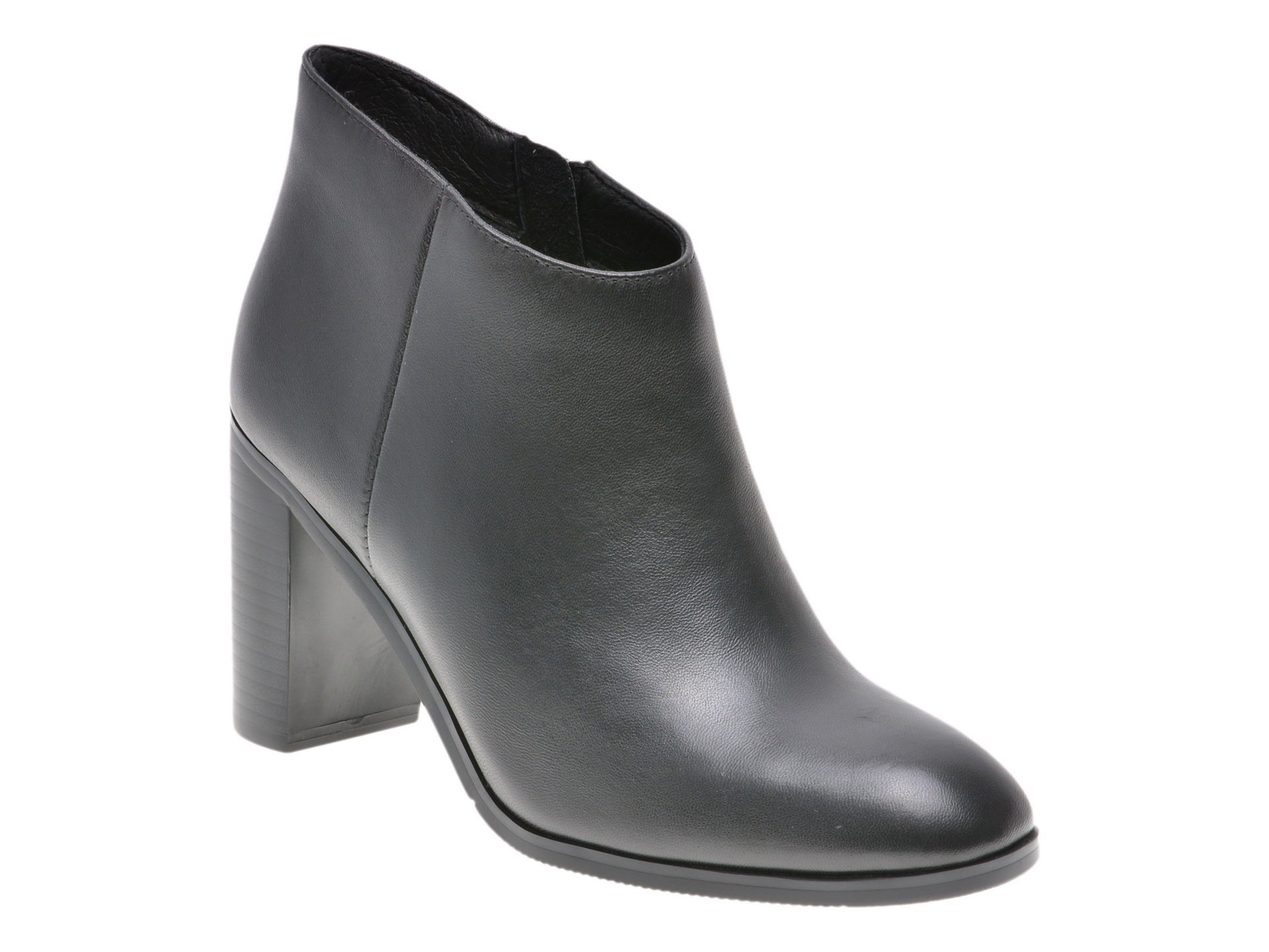 Botine FLAVIA PASSINI negre, 83734, din piele naturala