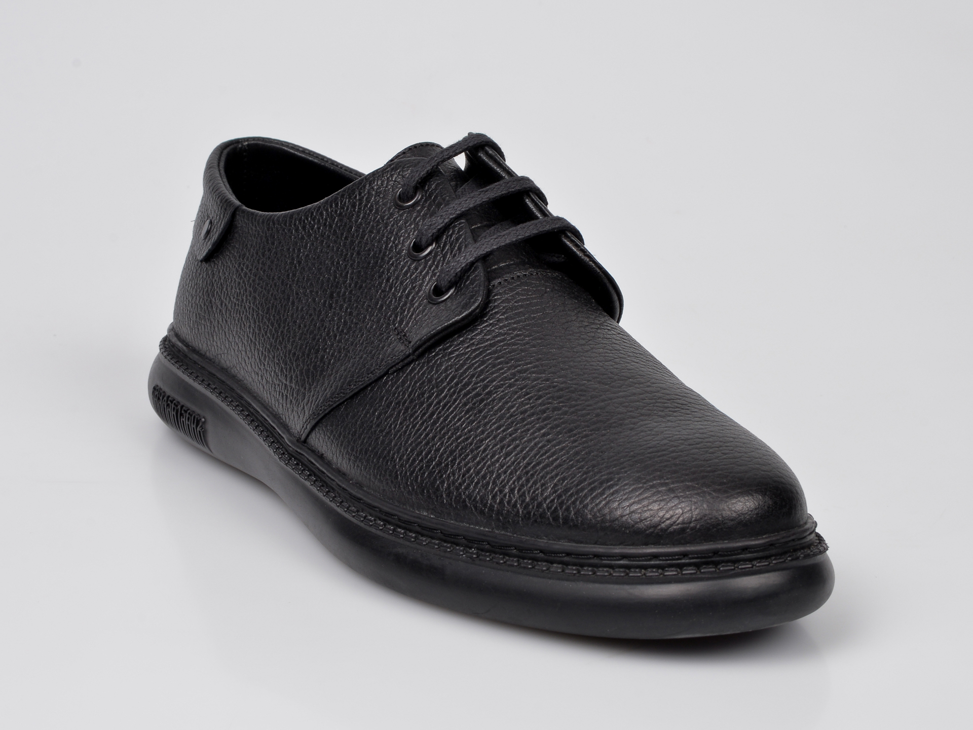 Pantofi OTTER negri, M5428, din piele naturala