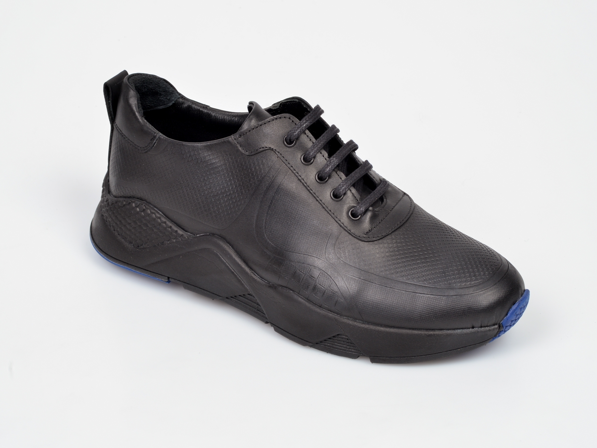 Pantofi OTTER negri, M5432, din piele naturala