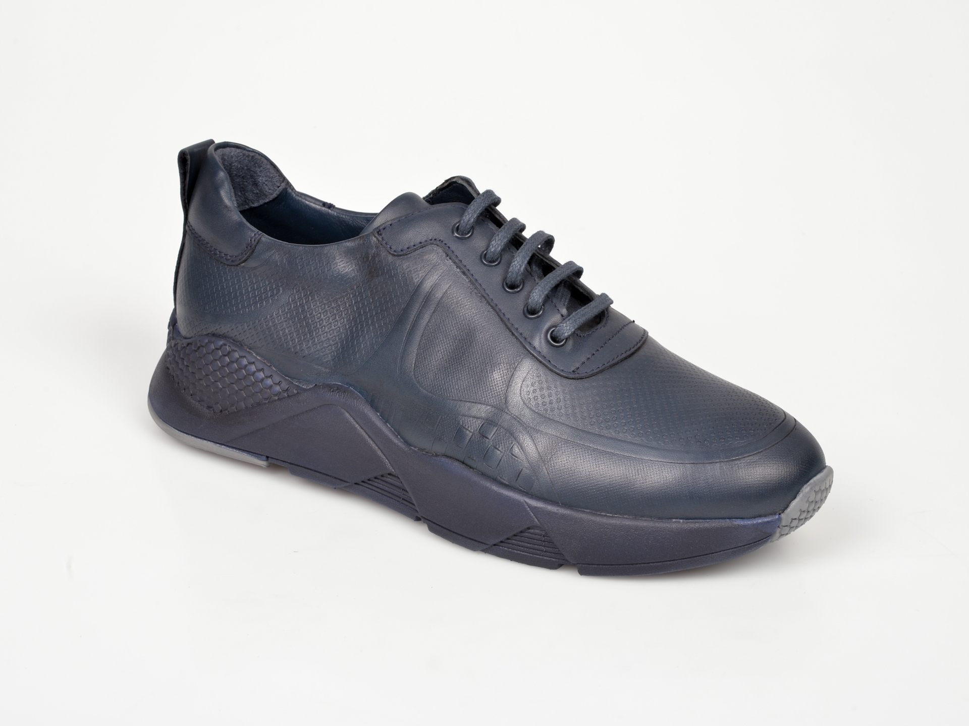 Pantofi OTTER bleumarin, M5432, din piele naturala