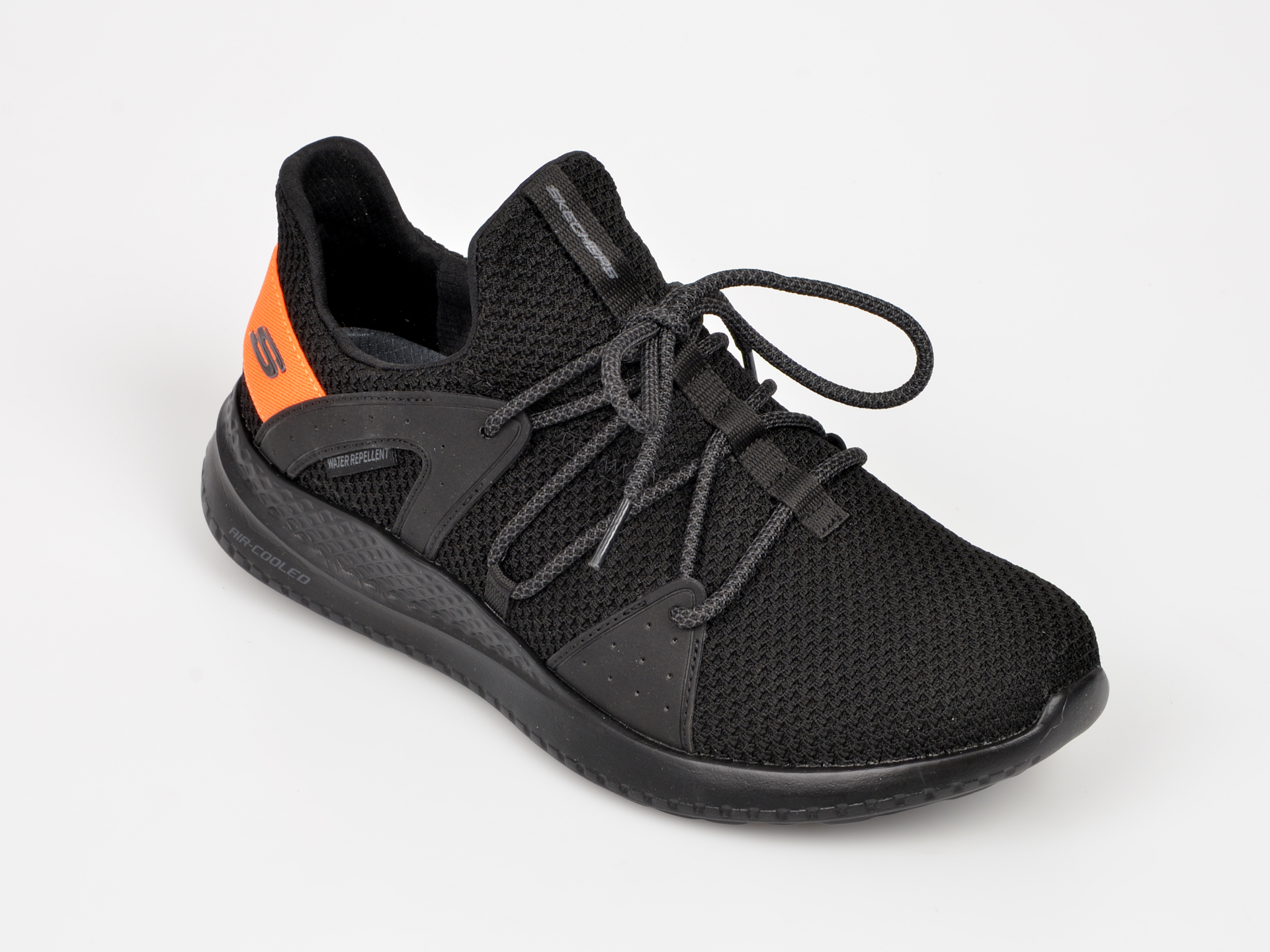 Pantofi sport SKECHERS negri, 51865, din material textil