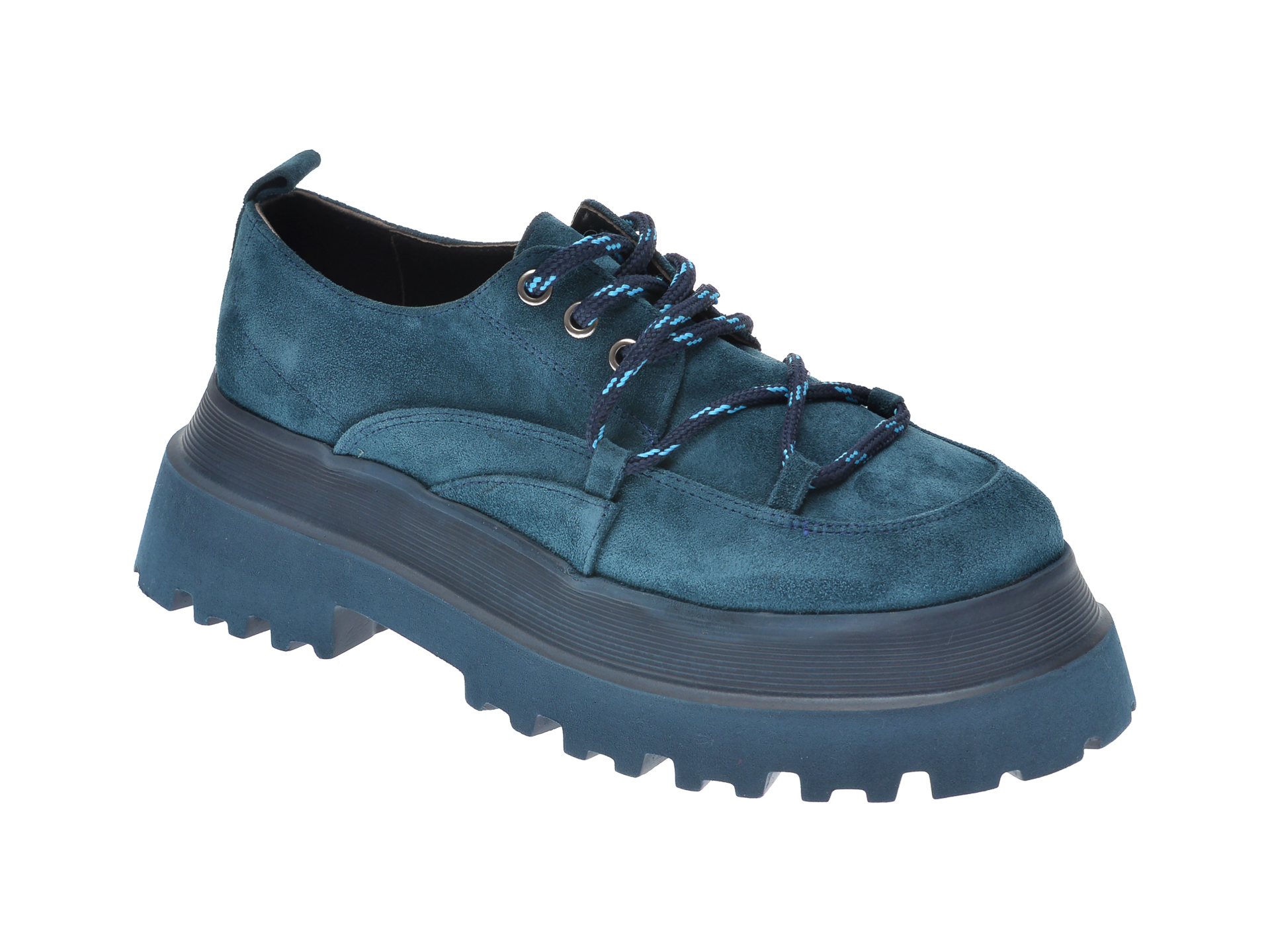 Pantofi FLAVIA PASSINI albastri, 11903, din piele intoarsa