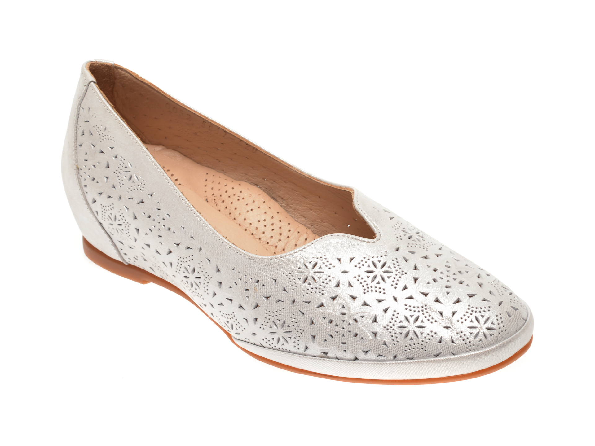 Pantofi FLAVIA PASSINI albi, 0105017, din piele naturala