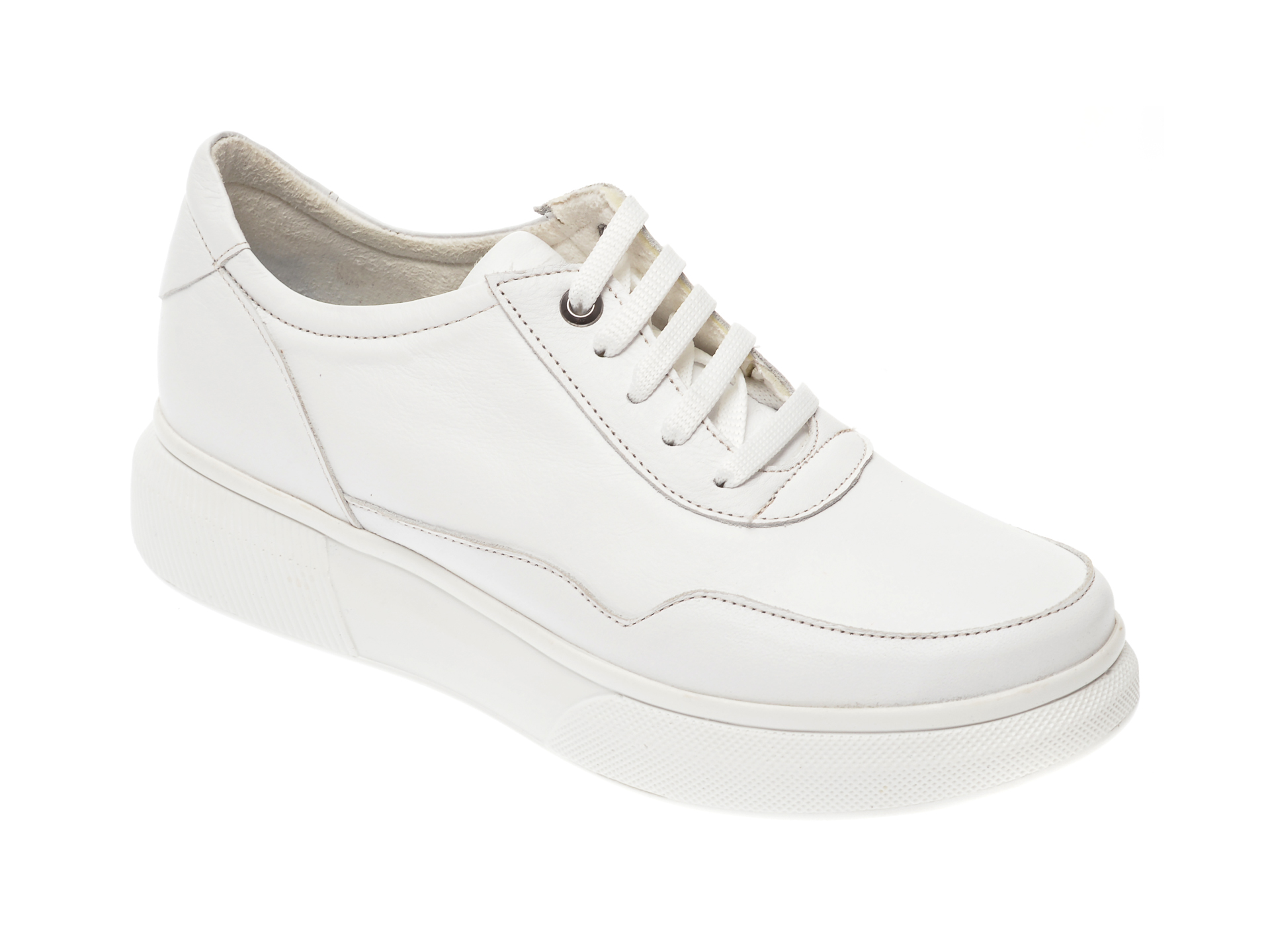Pantofi FLAVIA PASSINI albi, 191011, din piele naturala