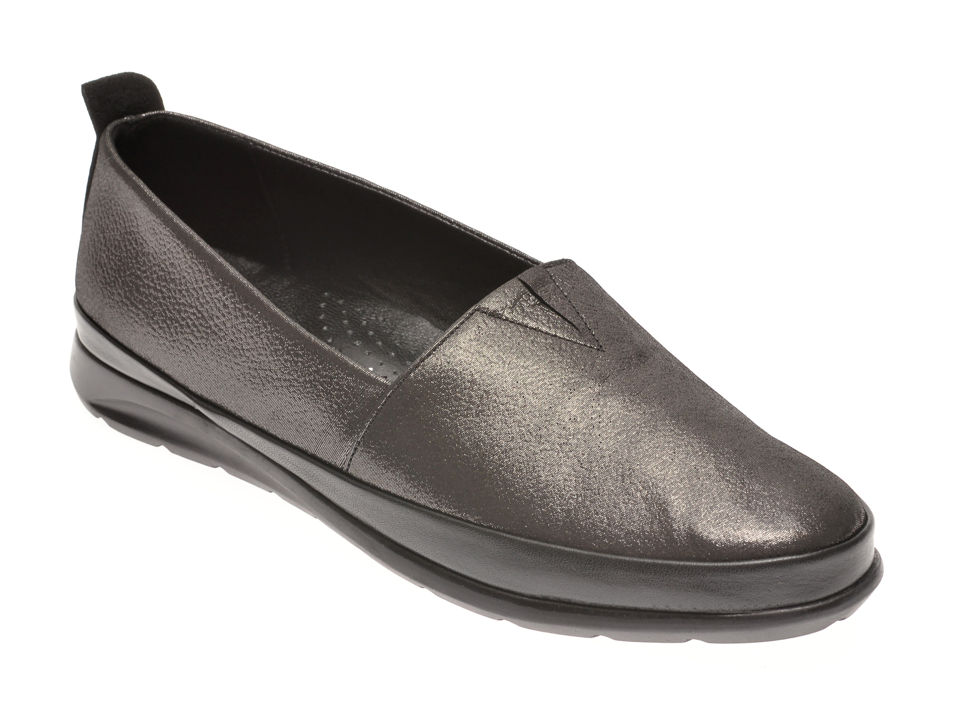 Pantofi FLAVIA PASSINI argintii, 14150, din piele naturala