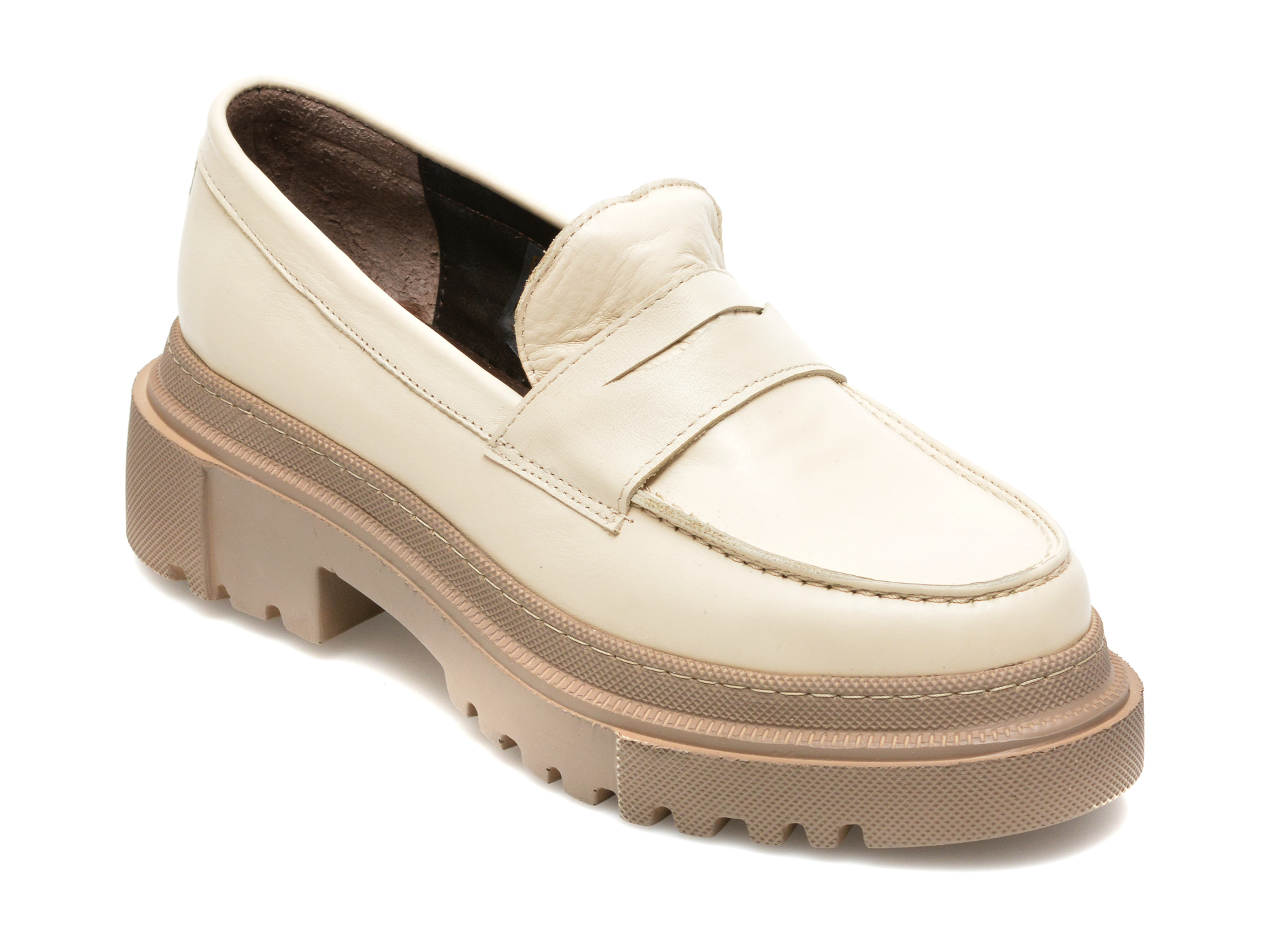 Pantofi FLAVIA PASSINI bej, 21902, din piele naturala