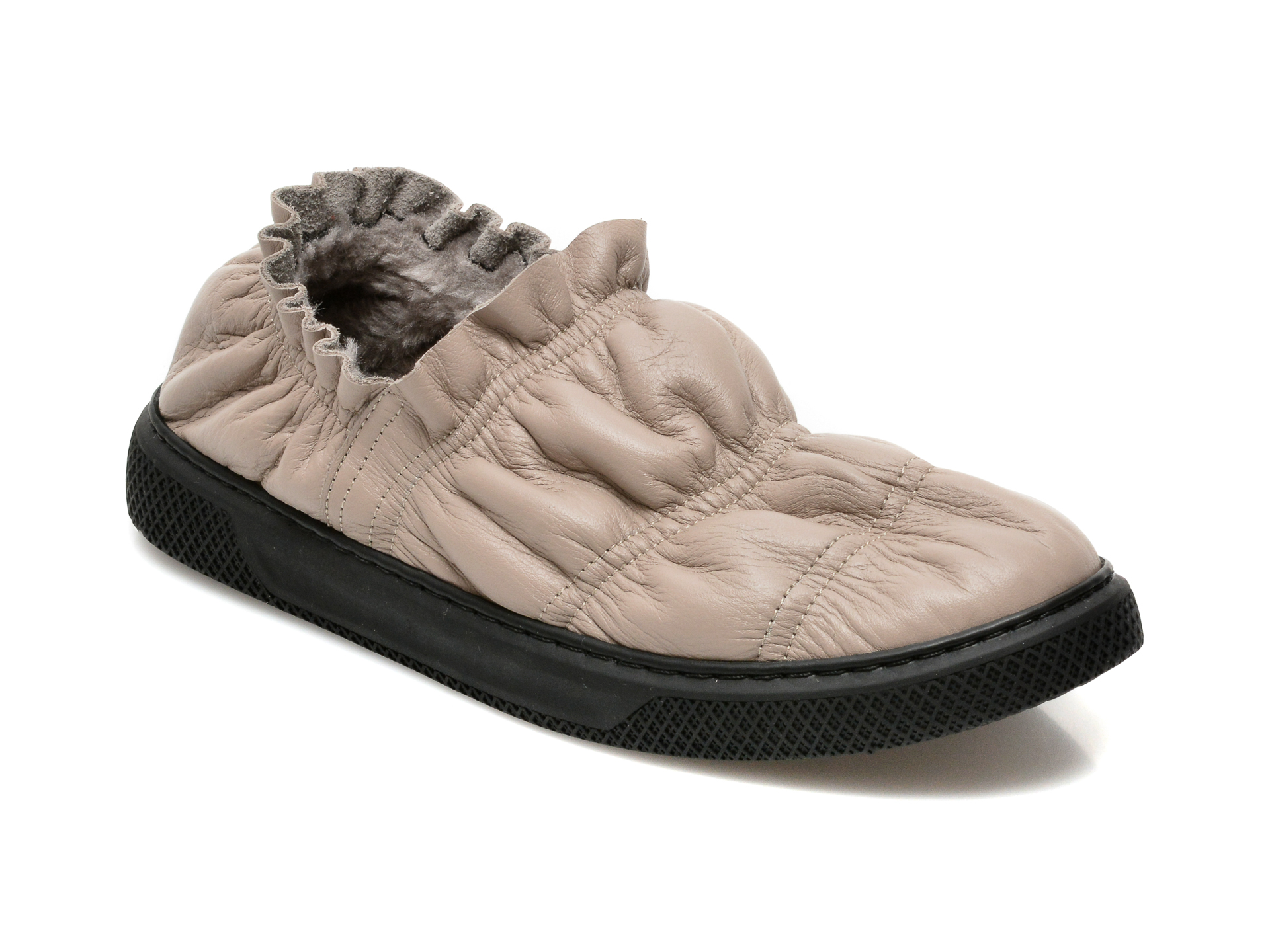 Pantofi FLAVIA PASSINI gri, 107531, din piele naturala Flavia Passini imagine reduceri