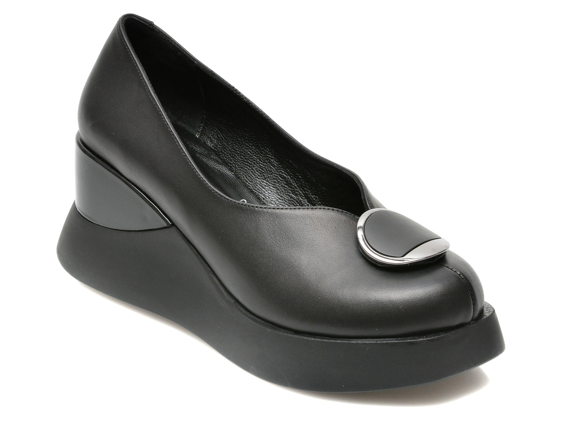 Pantofi FLAVIA PASSINI negri, 131324, din piele naturala