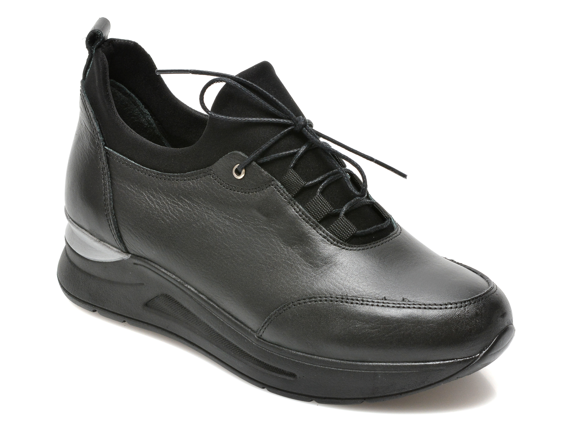 Pantofi FLAVIA PASSINI negri, 2007, din piele naturala Flavia Passini imagine reduceri