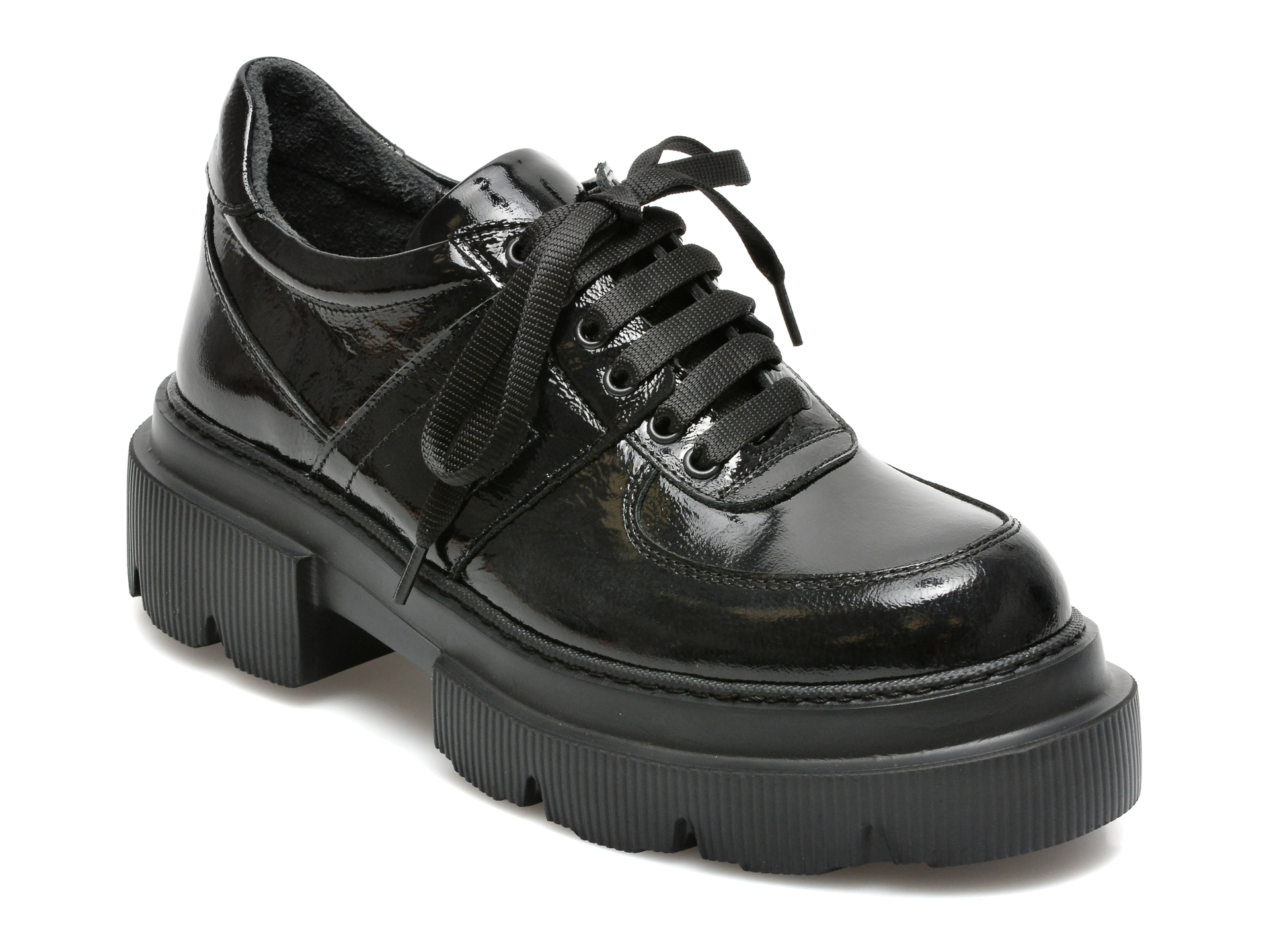 Pantofi FLAVIA PASSINI negri, 21773, din piele naturala lacuita