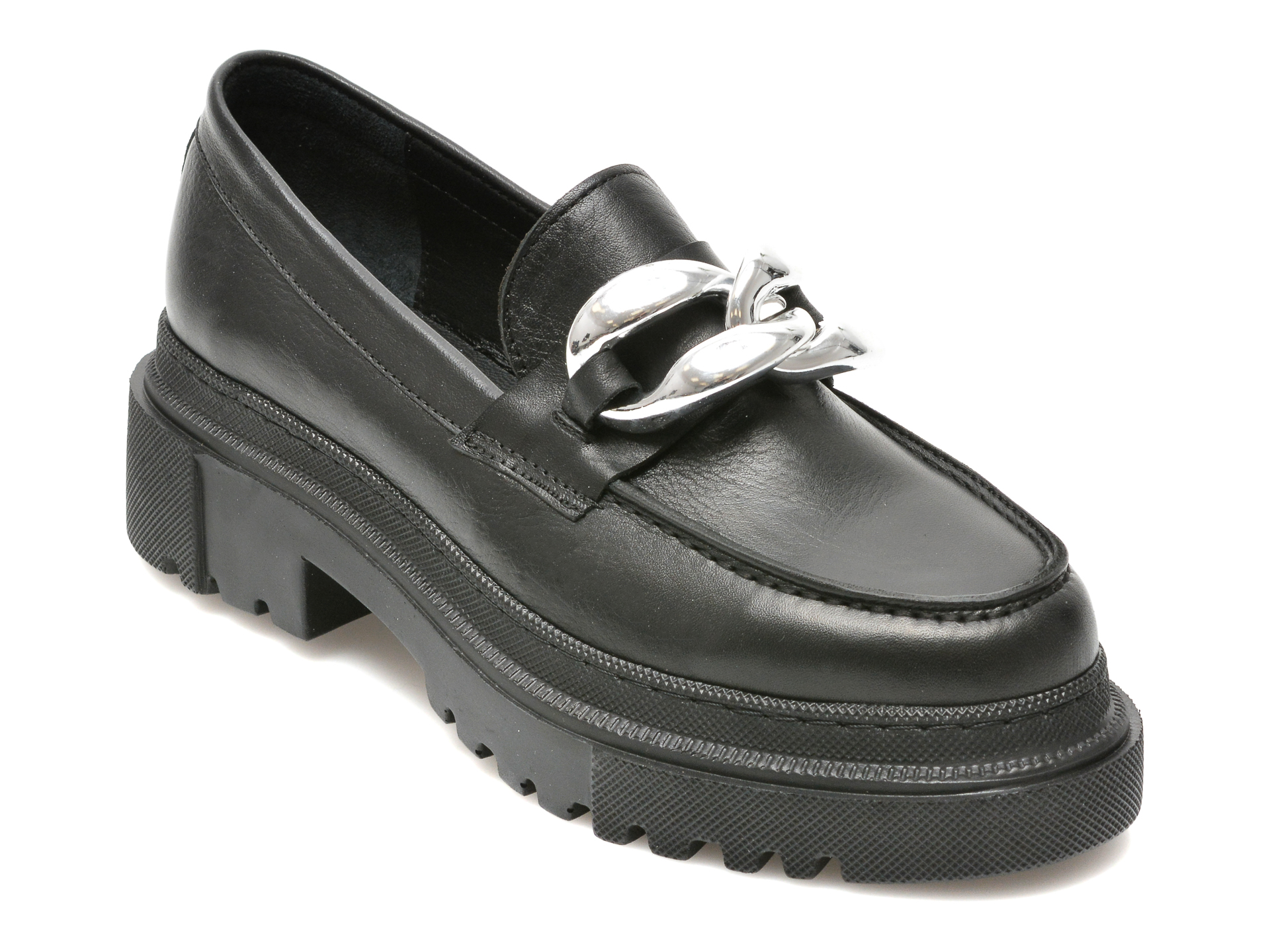 Pantofi FLAVIA PASSINI negri, 21903, din piele naturala