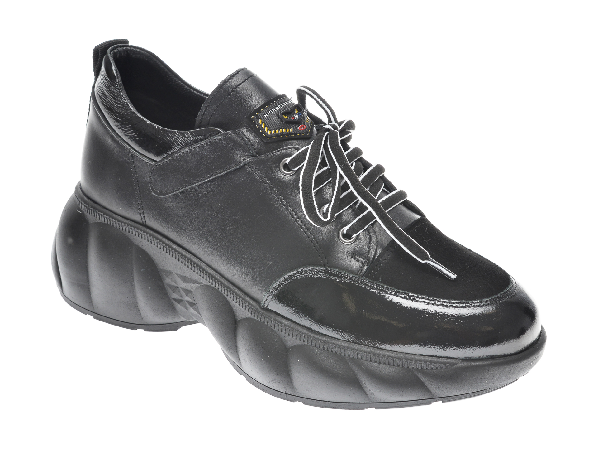 Pantofi FLAVIA PASSINI negri, 221372, din piele naturala
