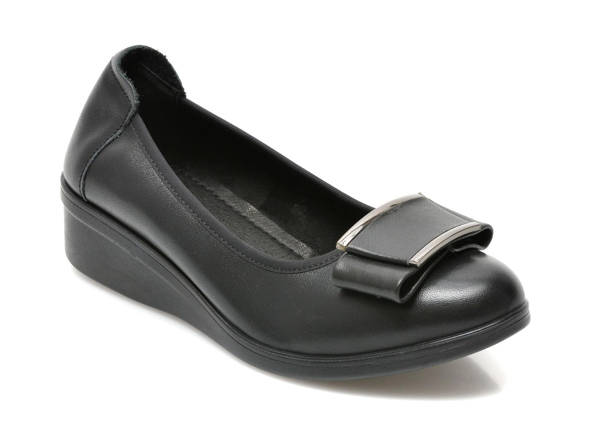 Pantofi FLAVIA PASSINI negri, 2278169, din piele naturala Flavia Passini imagine reduceri