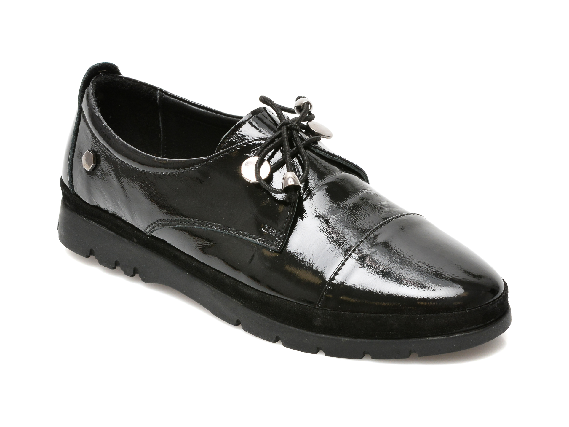 Pantofi FLAVIA PASSINI negri, 23999, din piele naturala lacuita