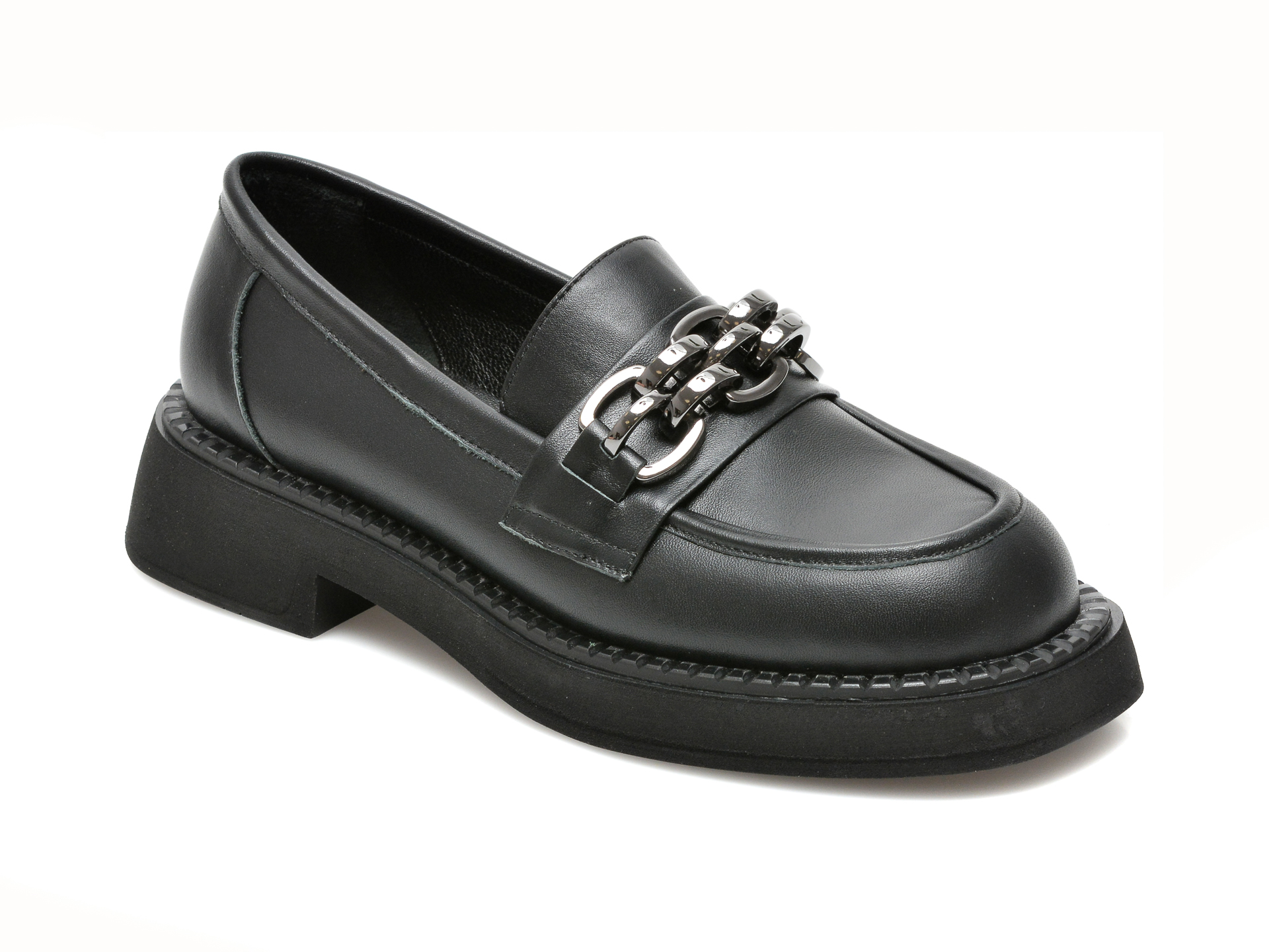 Pantofi FLAVIA PASSINI negri, 351402, din piele naturala