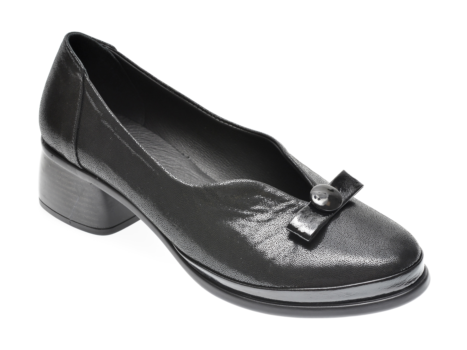 Pantofi FLAVIA PASSINI negri, 62150, din piele naturala
