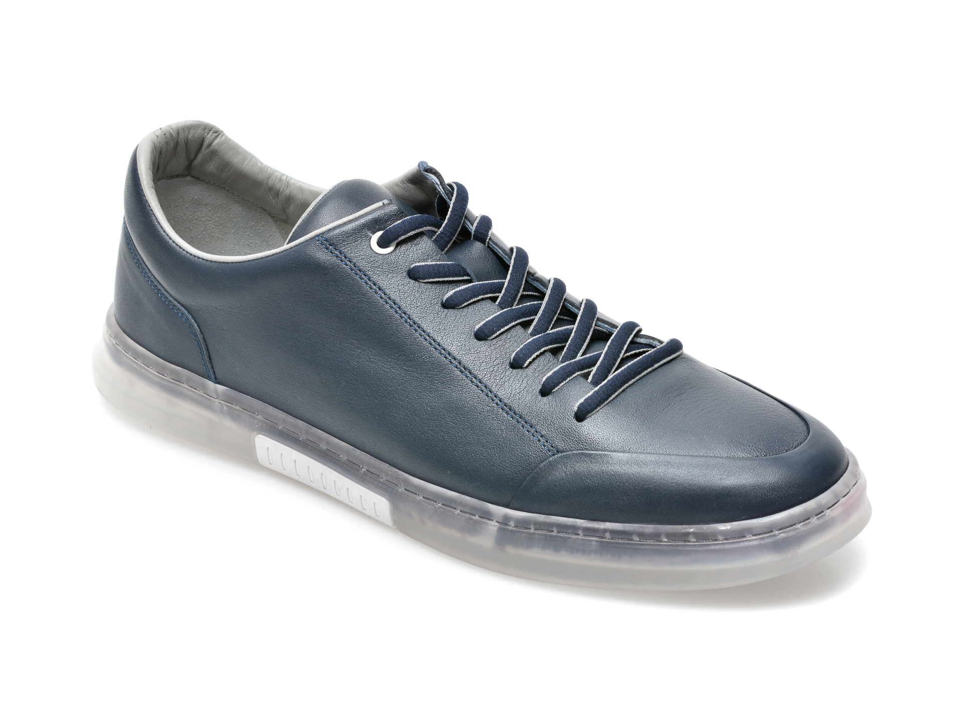 Pantofi OTTER bleumarin, 22601, din piele naturala