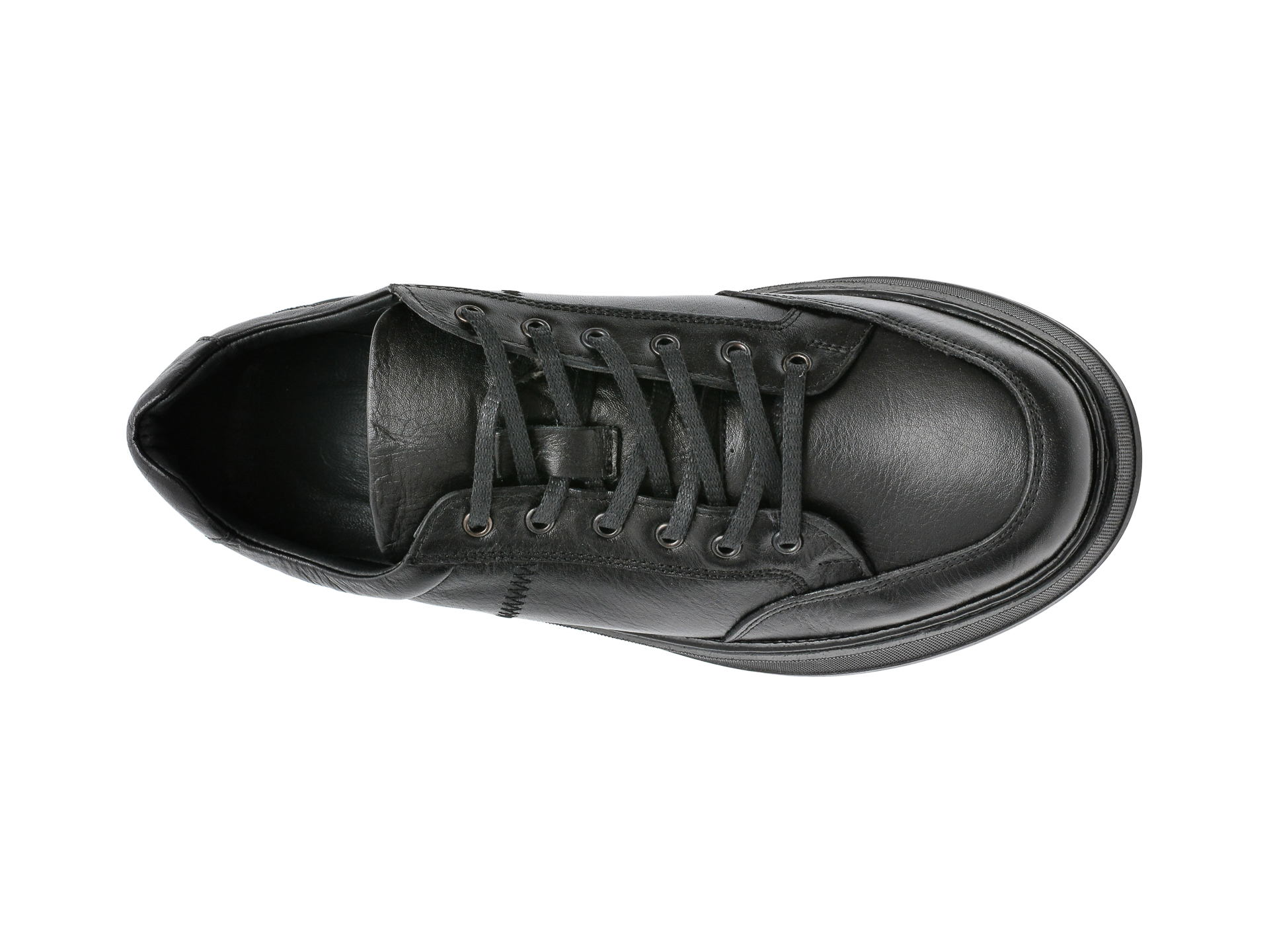 tempo obvious Desolate Pantofi OTTER negri, 17414, din piele naturala