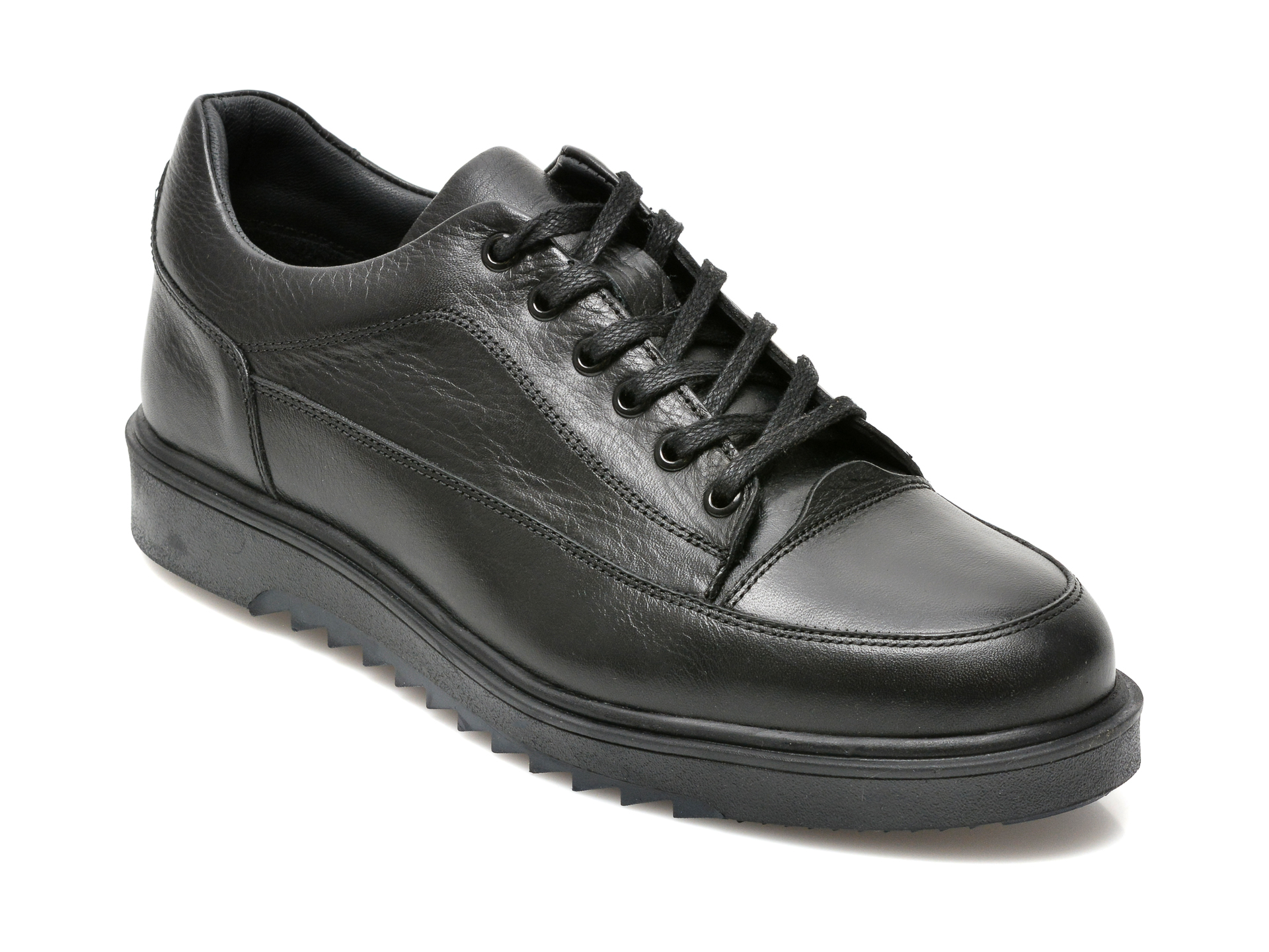 Pantofi OTTER negri, 32300, din piele naturala