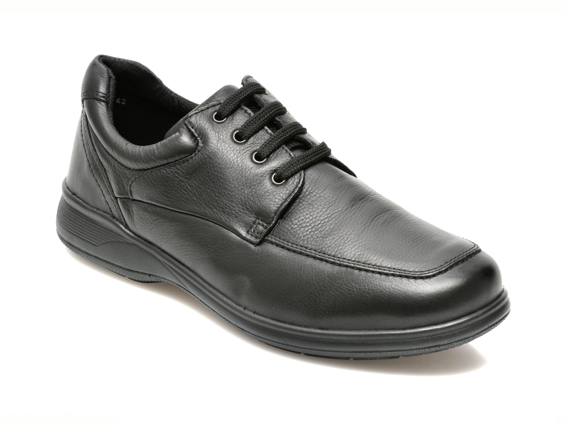 Pantofi OTTER negri, 571, din piele naturala Otter imagine 2022 13clothing.ro