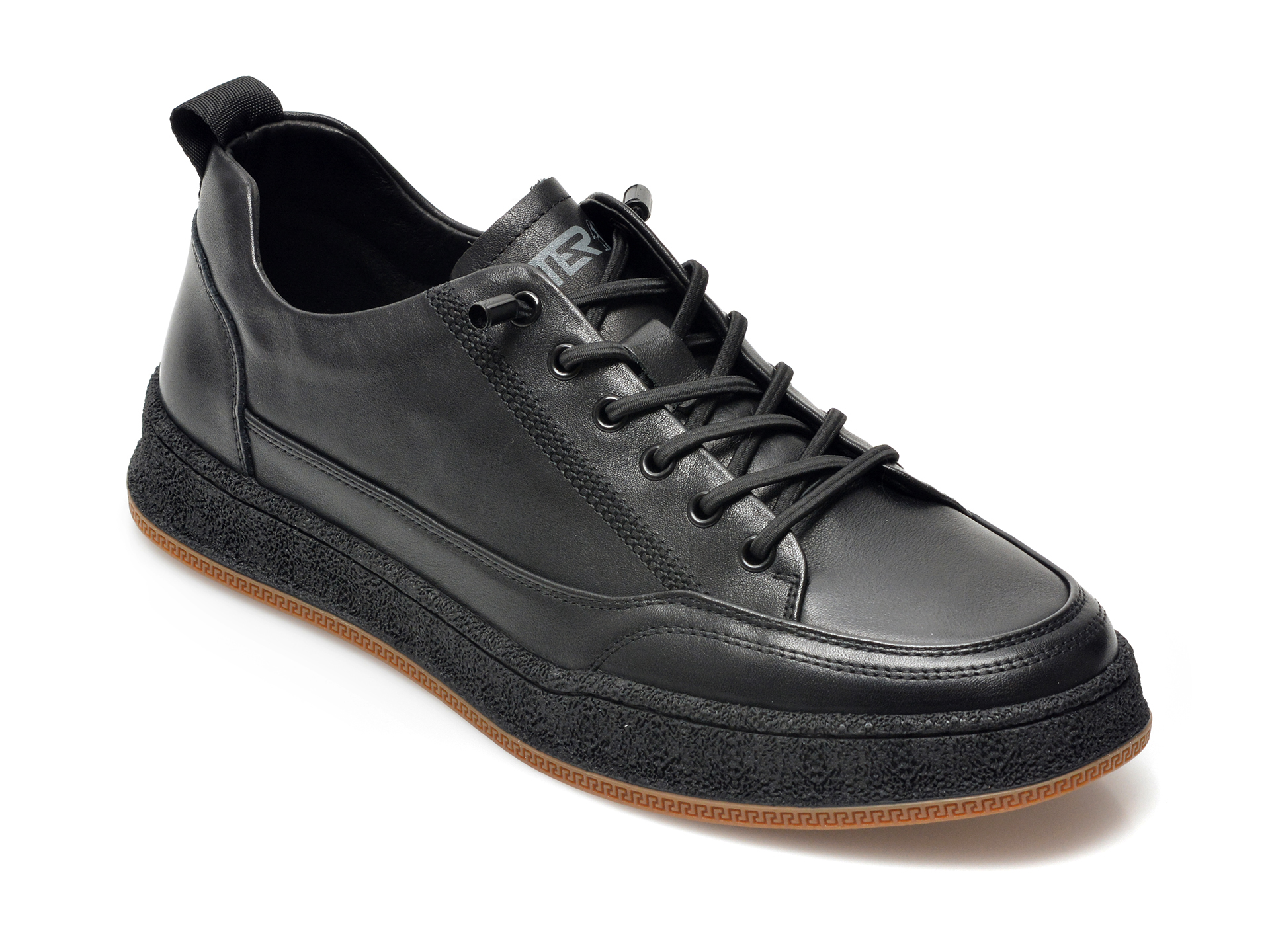 Pantofi OTTER negri, 60811, din piele naturala