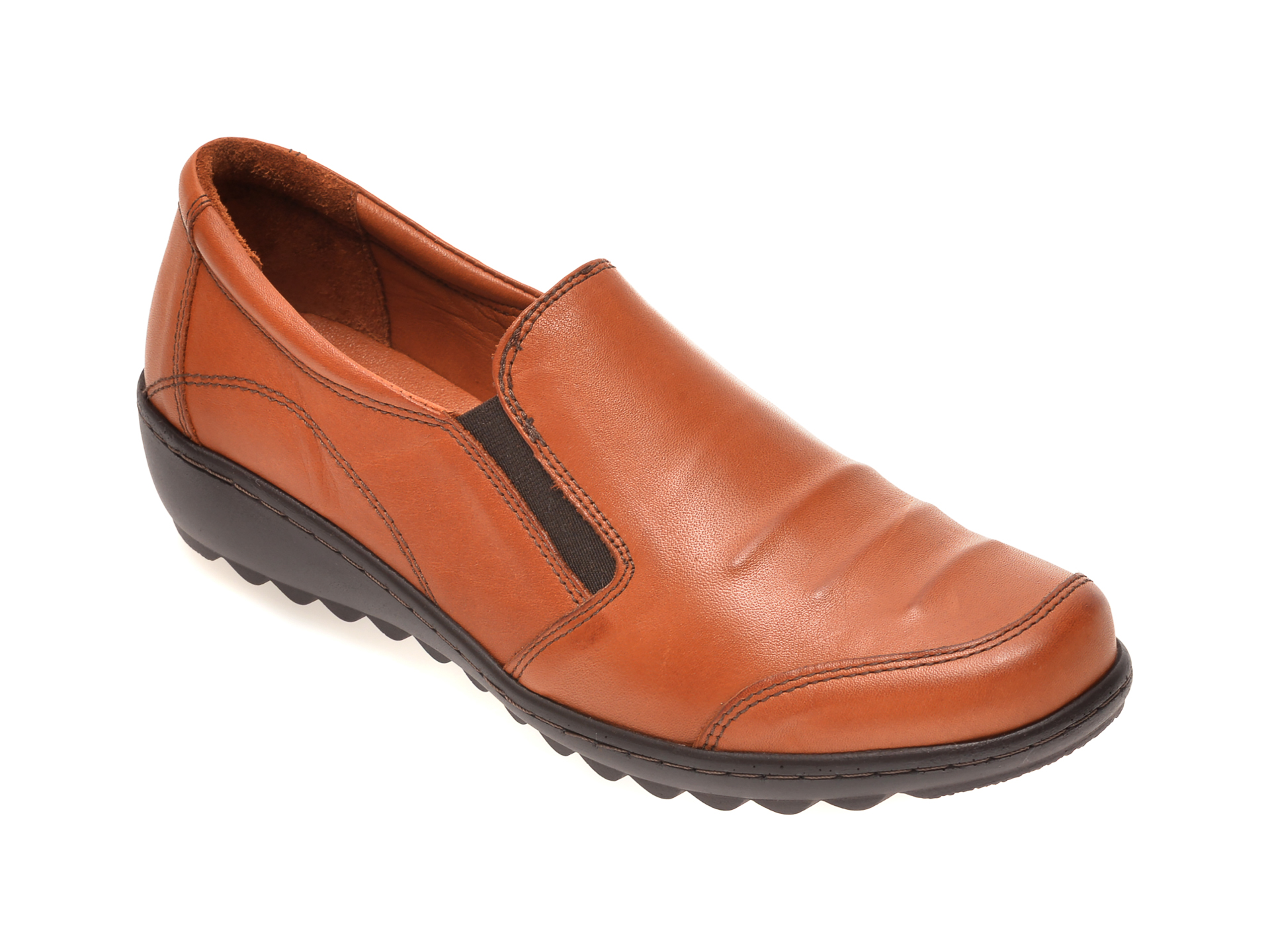 Pantofi PASS COLLECTION maro, 15115, din piele naturala