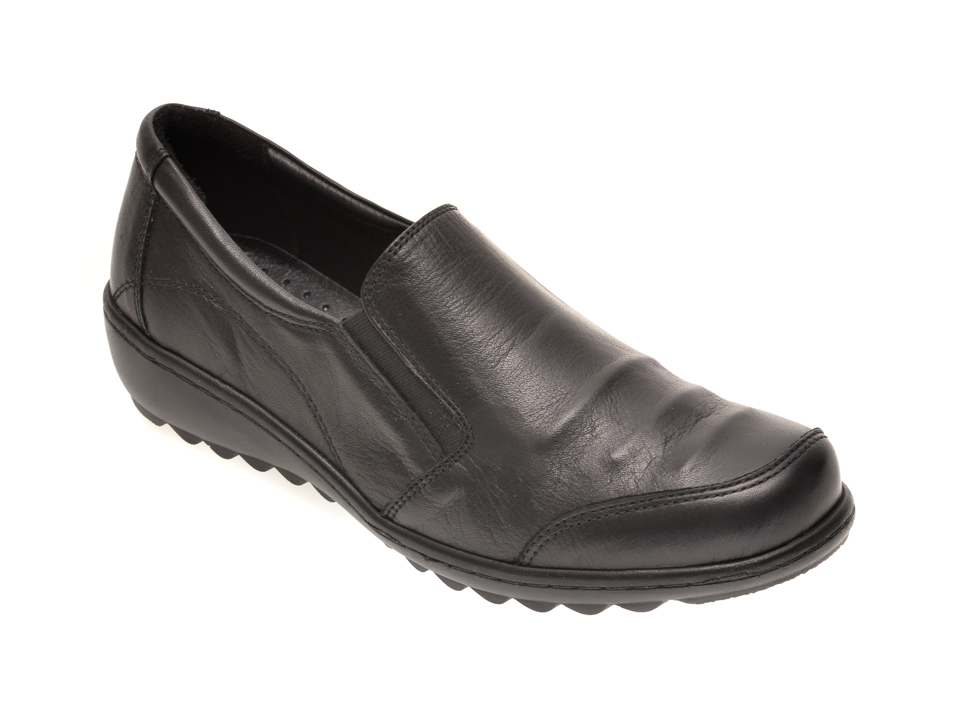 Pantofi PASS COLLECTION negri, 15115, din piele naturala