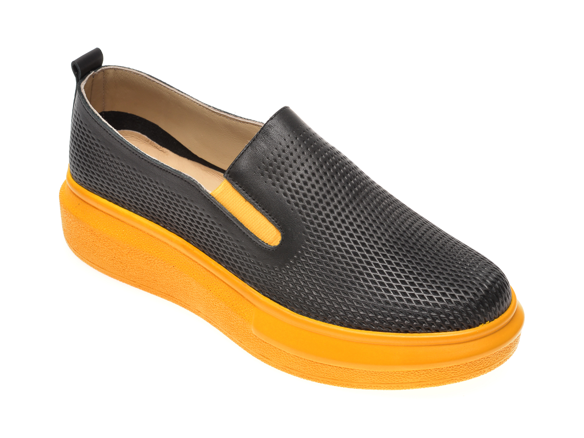 Pantofi PASS COLLECTION negri, K92102, din piele naturala PASS COLLECTION imagine reduceri