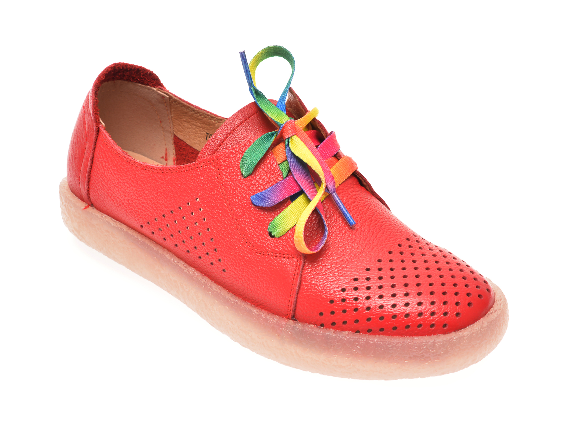 Pantofi PASS COLLECTION rosii, T9019, din piele naturala PASS COLLECTION imagine reduceri
