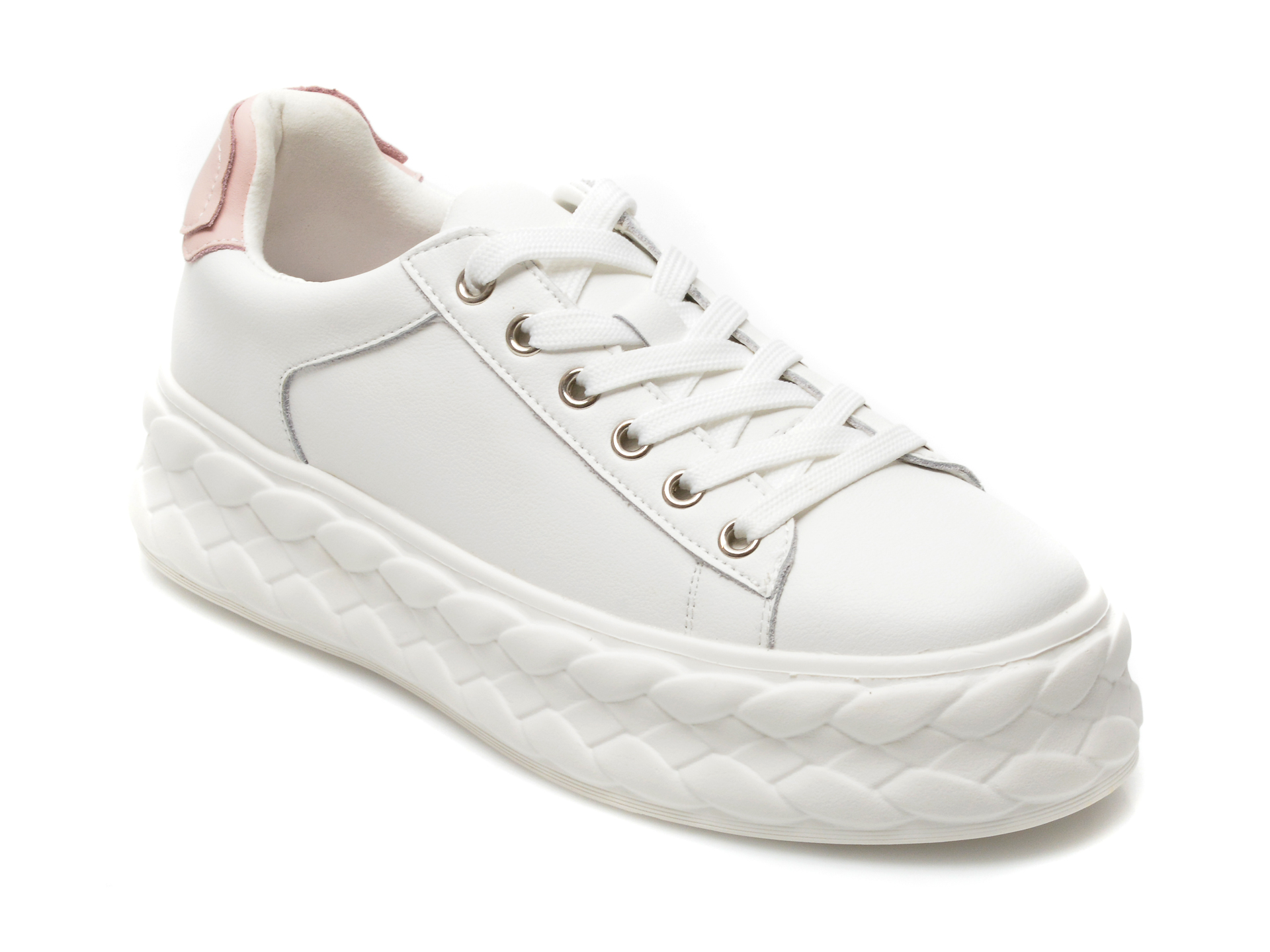 Pantofi sport FLAVIA PASSINI albi, 2888, din piele naturala