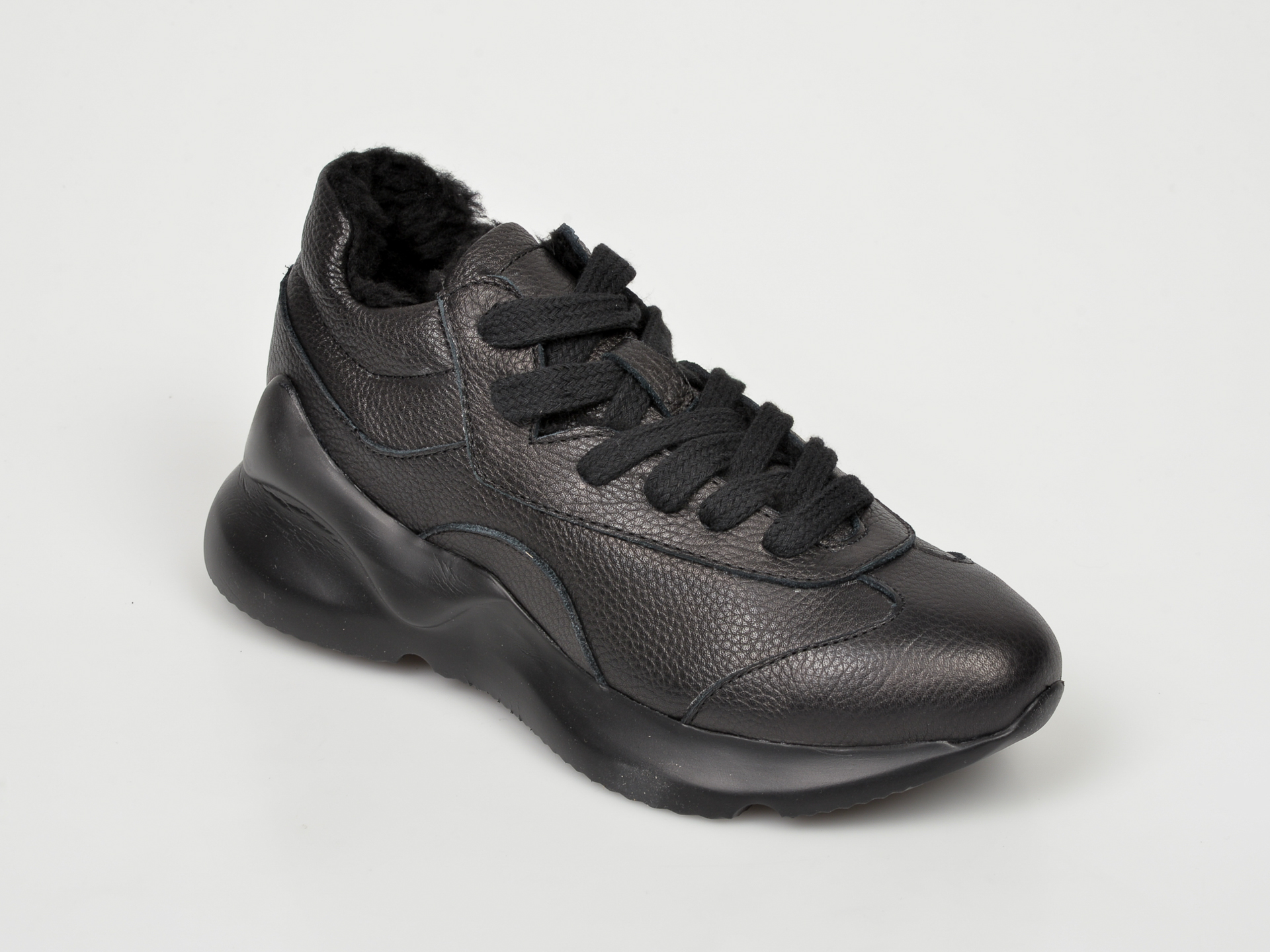 Pantofi sport FLAVIA PASSINI negre, 0637908, din piele naturala