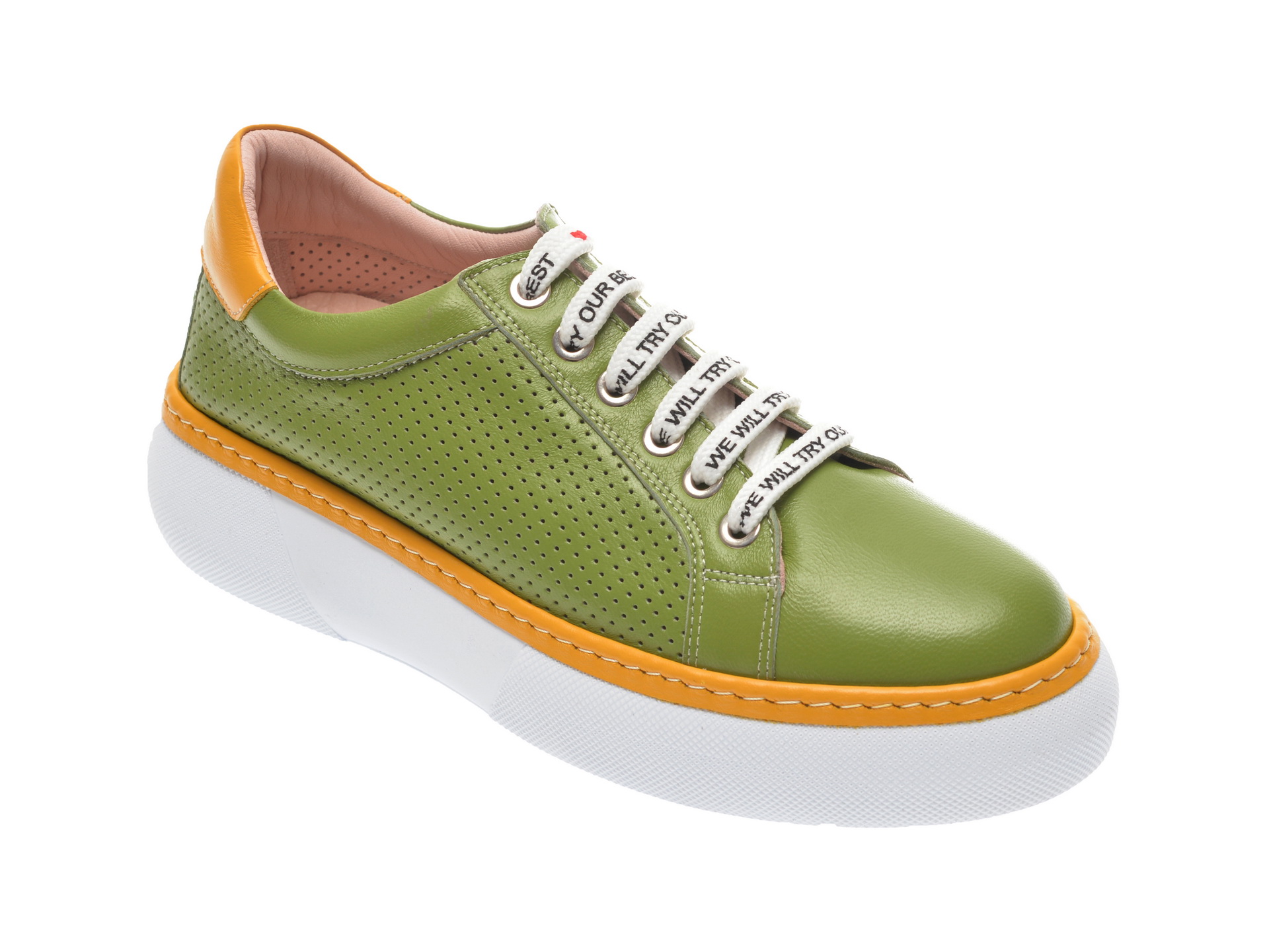 Pantofi sport FLAVIA PASSINI verzi, 826400, din piele naturala