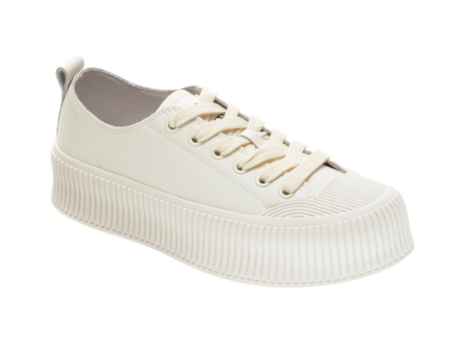 Pantofi sport GRYXX albi, 75501, din piele naturala