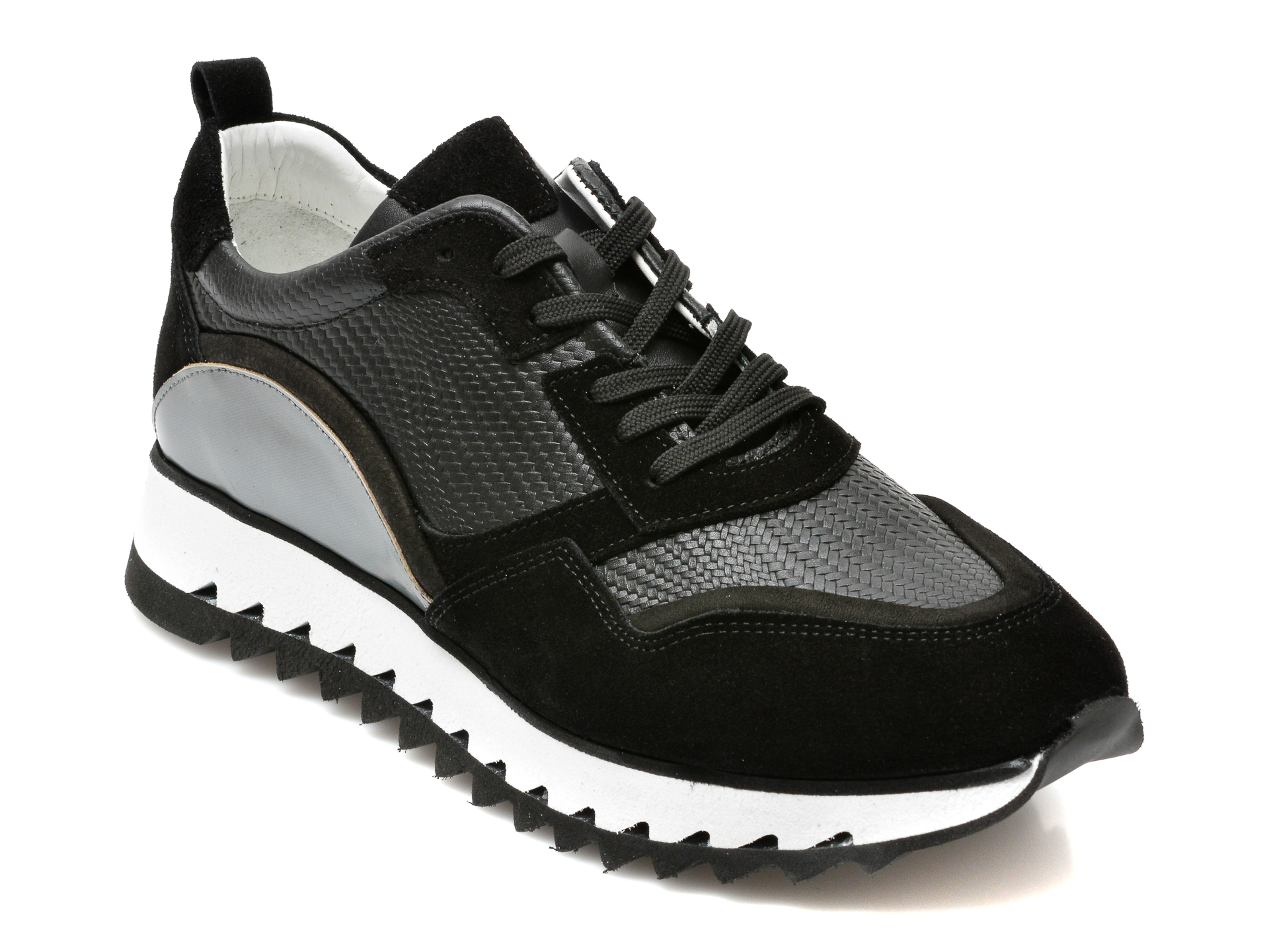 Pantofi sport GRYXX negri, 250061, din piele naturala Gryxx imagine 2022 13clothing.ro