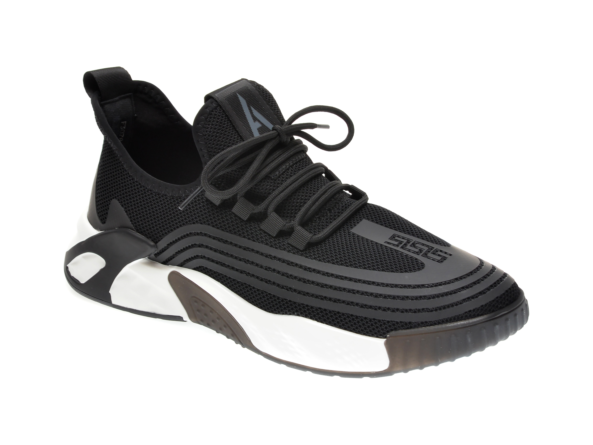 Pantofi sport GRYXX negri, F30781, din material textil