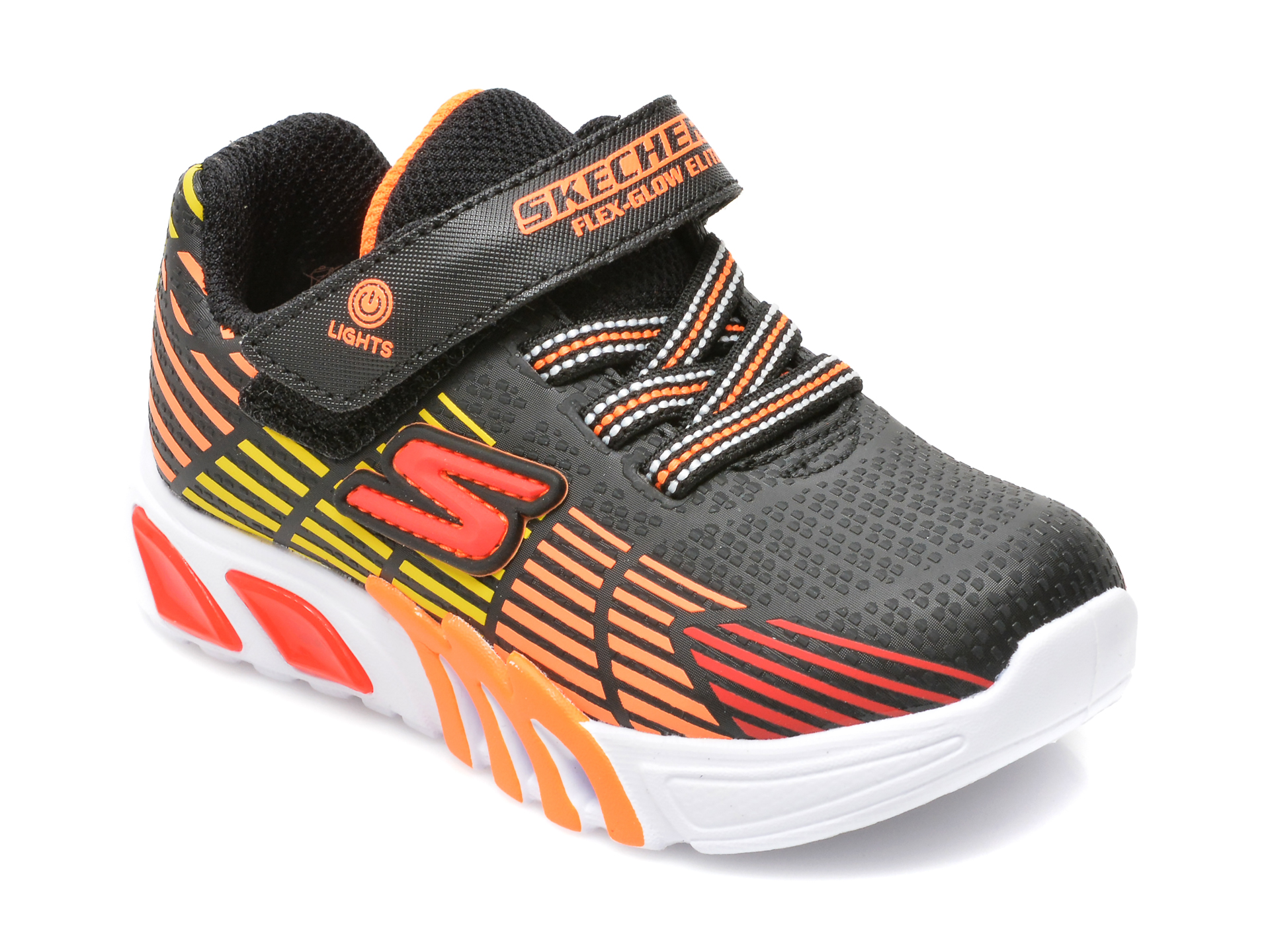 Pantofi sport SKECHERS multicolor, FLEX-GLOW ELITE, din piele ecologica Skechers imagine 2022 13clothing.ro