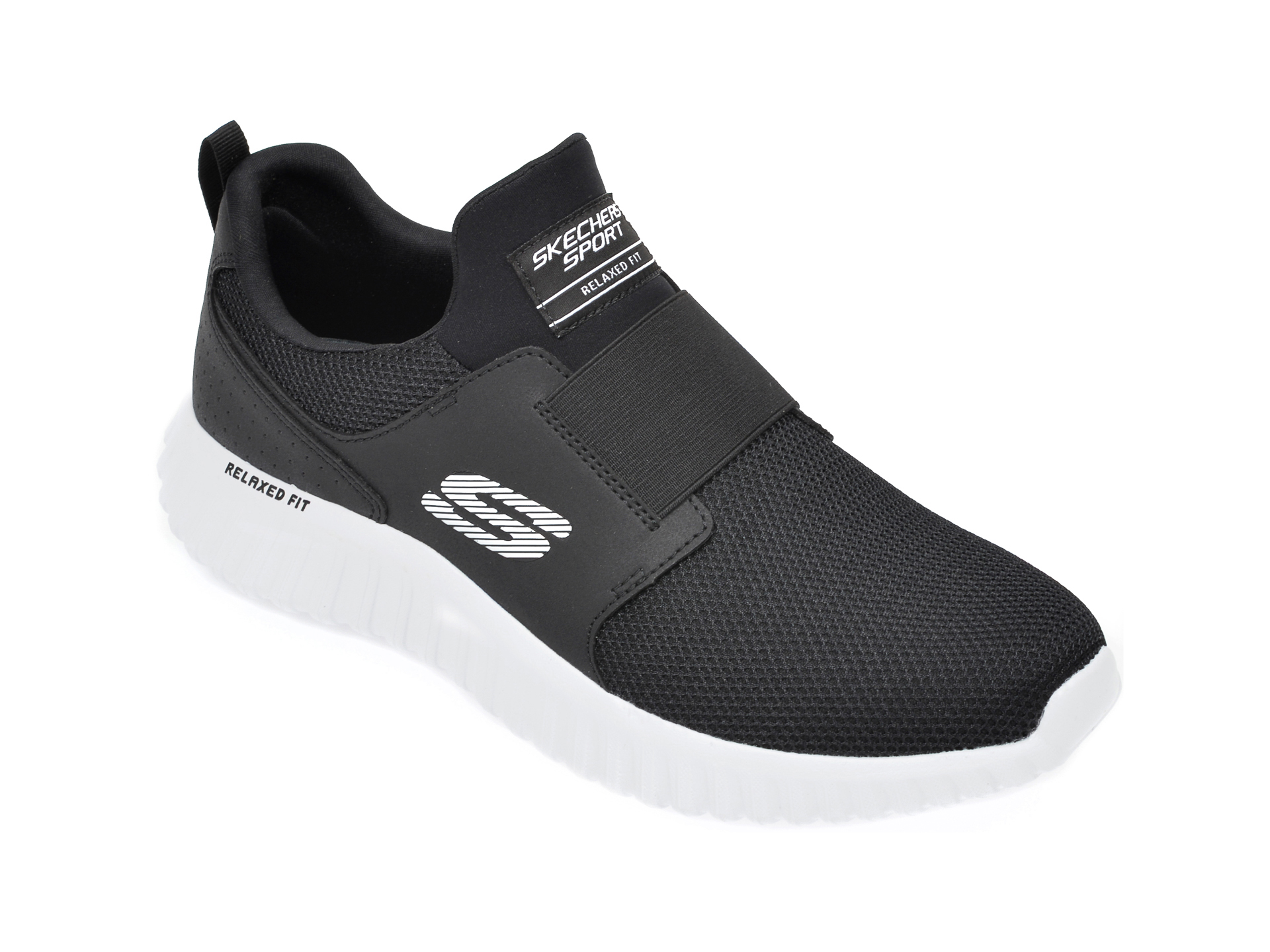 Pantofi sport SKECHERS negri, Depth Charge 2.0, din material textil salamandershop.ro imagine reduceri