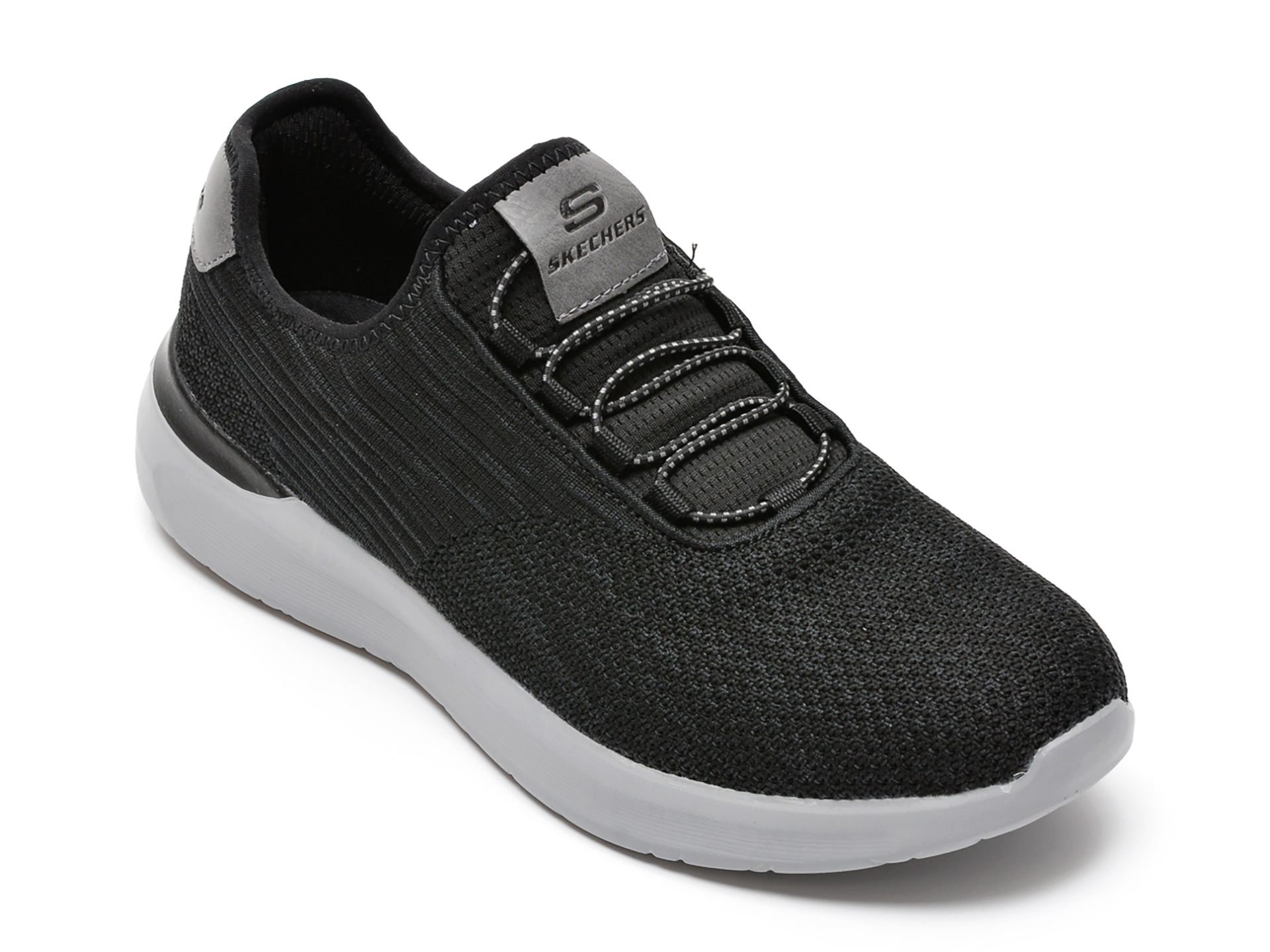 Pantofi Sport Skechers Negri, Lattimore, Din Material Textil
