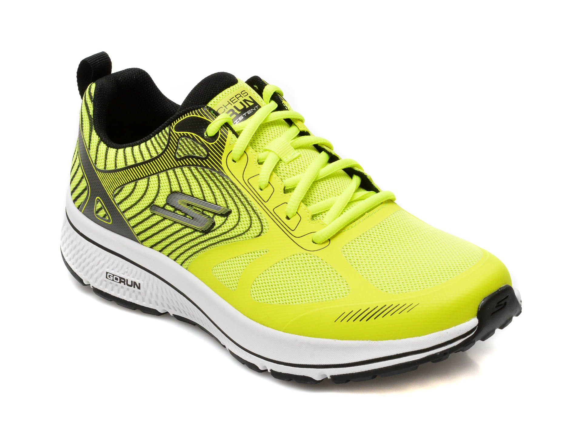 Pantofi sport SKECHERS verzi, GO RUN CONSISTENT, din material textil salamandershop.ro imagine 2022 13clothing.ro