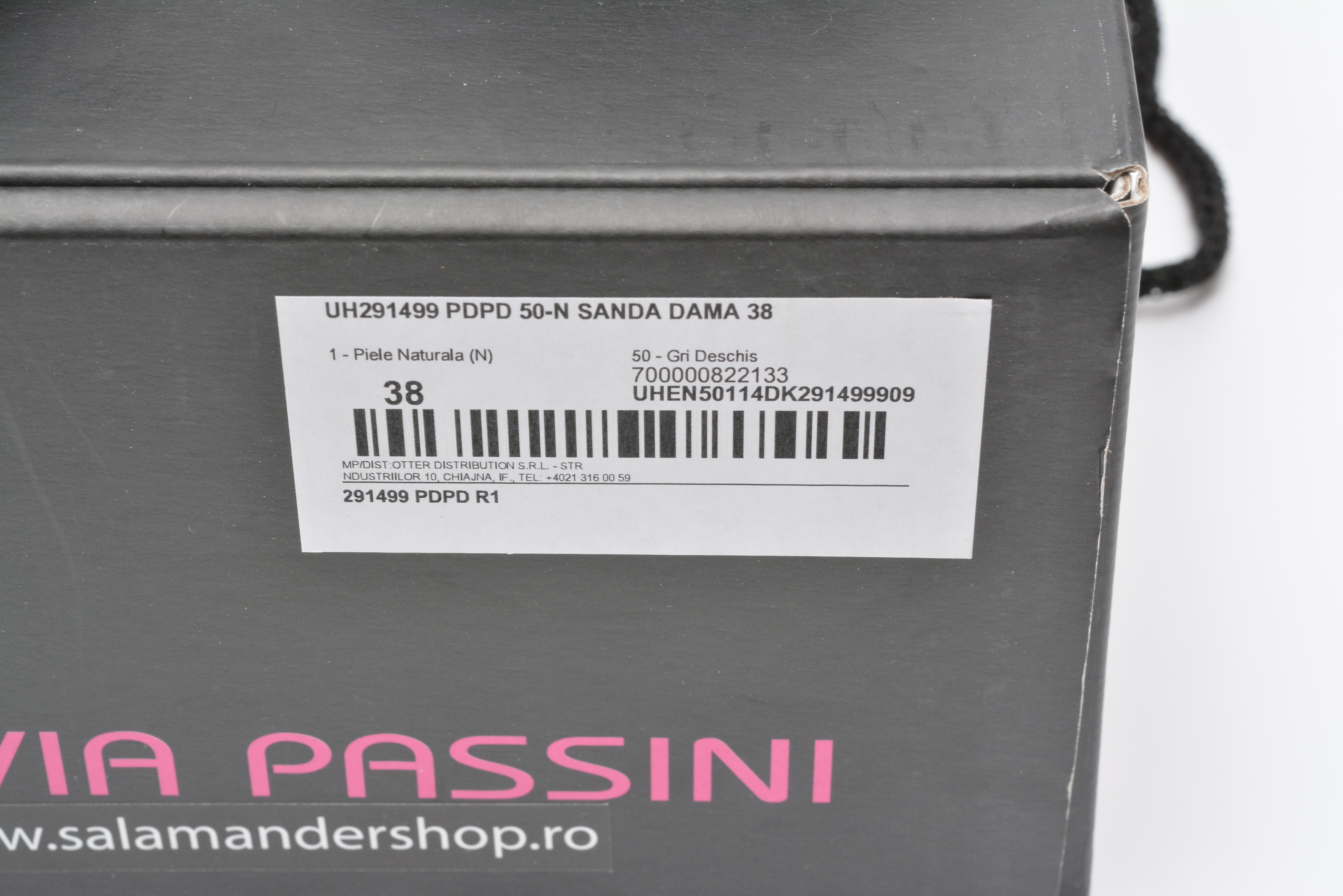 Sandale FLAVIA PASSINI gri, 291499, din piele naturala Flavia Passini imagine 2022 13clothing.ro