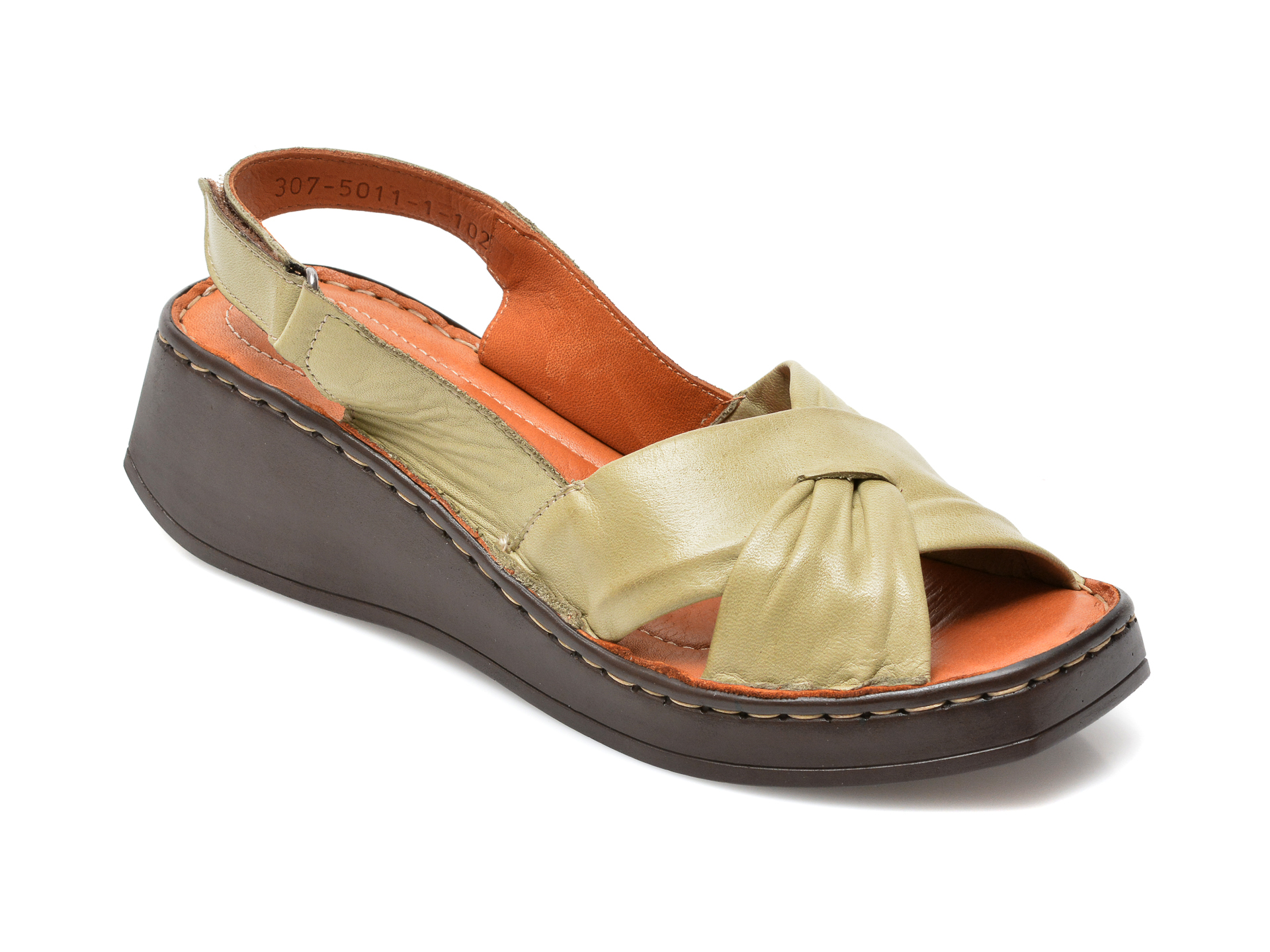 Sandale FLAVIA PASSINI verzi, 3070511, din piele naturala