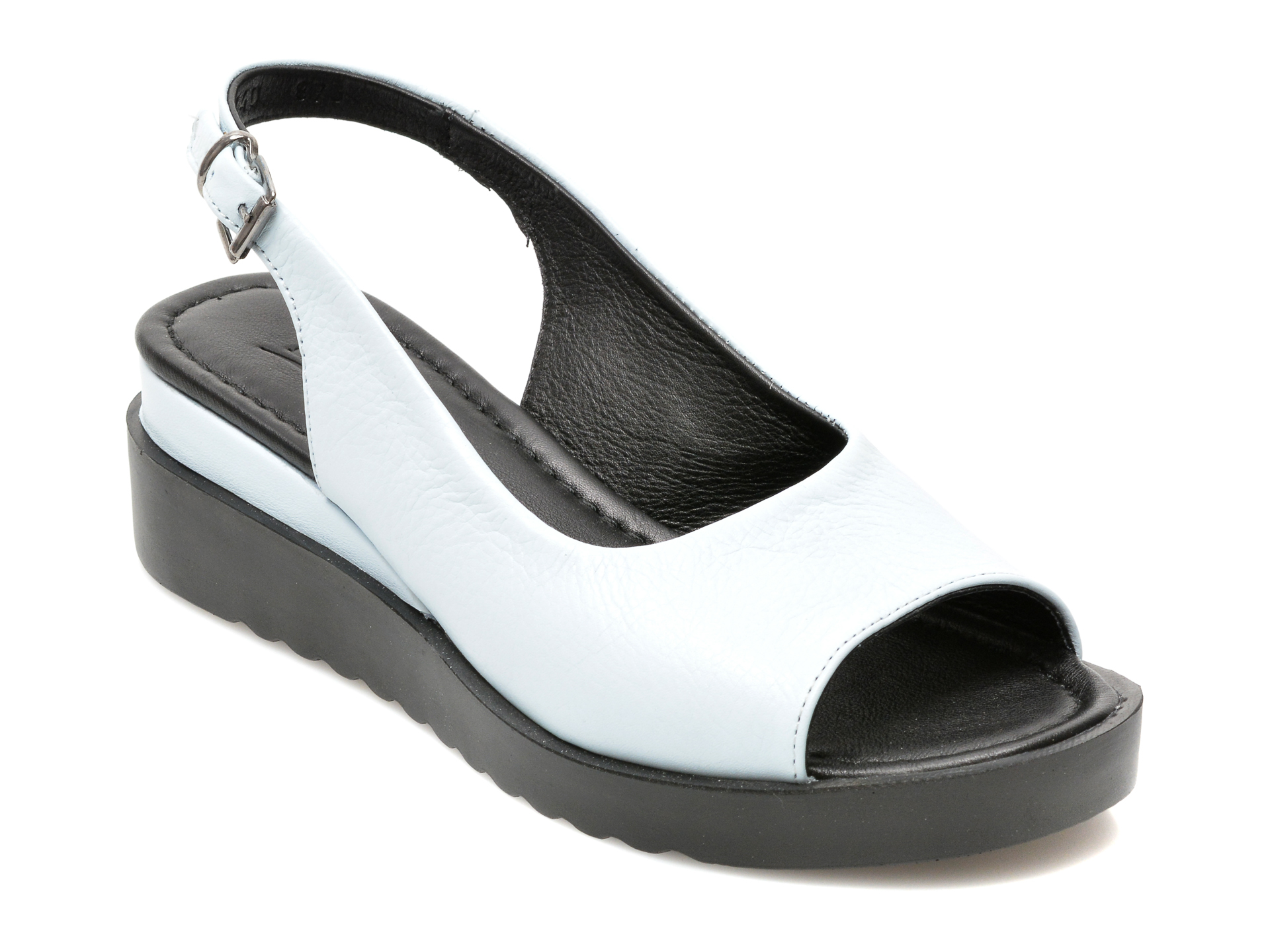 Sandale IMAGE albastre, 2740, din piele naturala IMAGE imagine reduceri