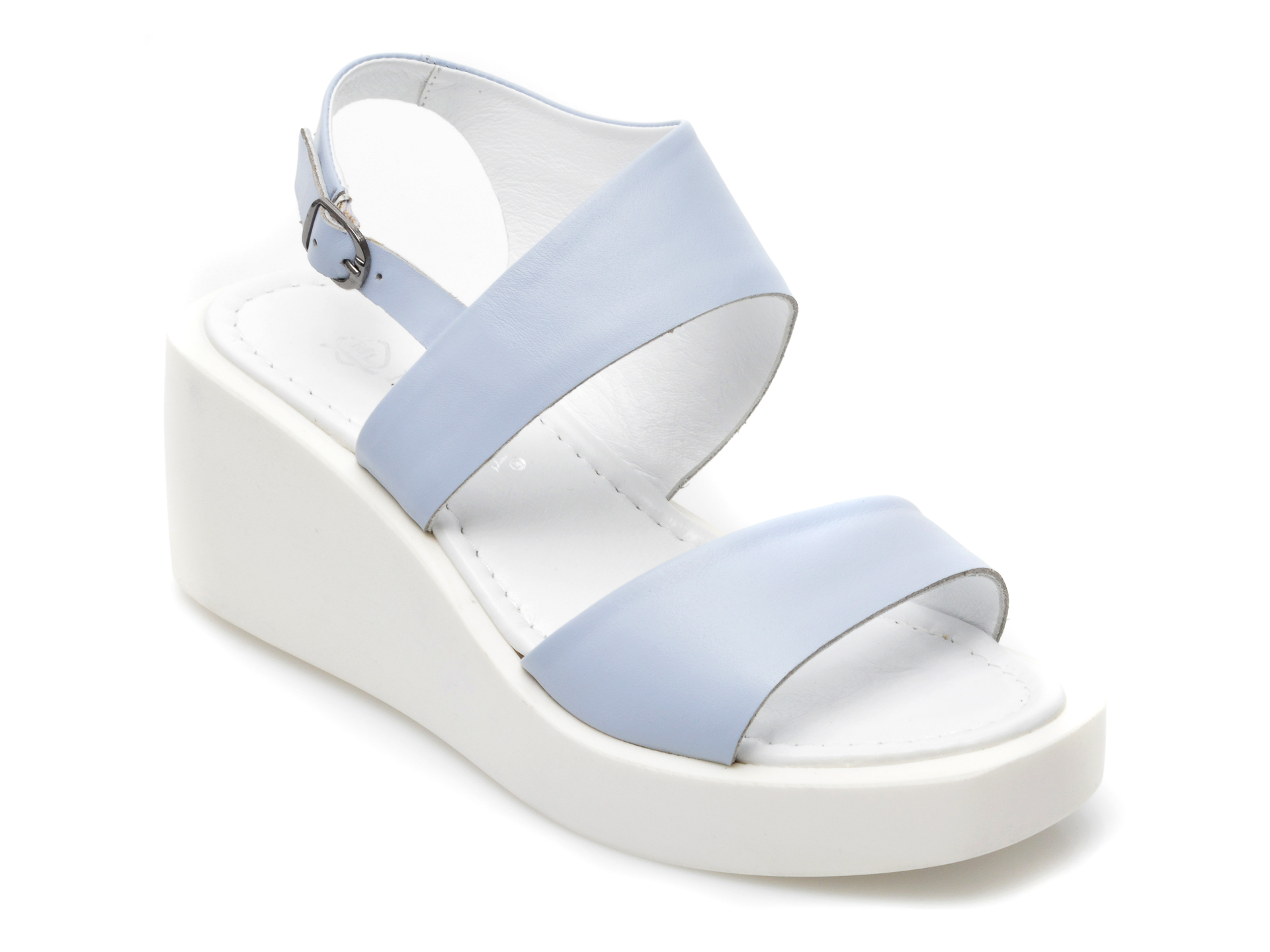 Sandale MISS LIZA albastre, 2689, din piele naturala