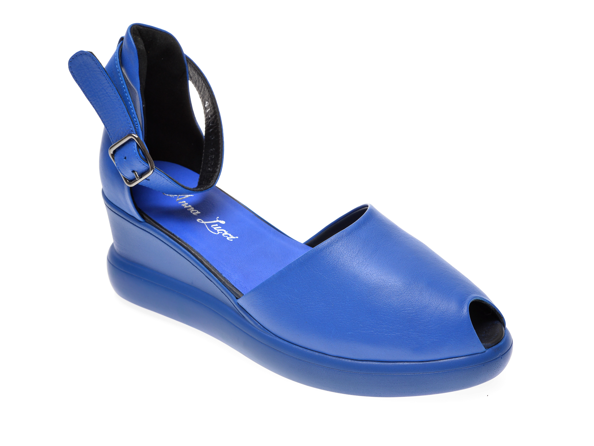Sandale MISS LIZA albastri, 1182393, din piele naturala