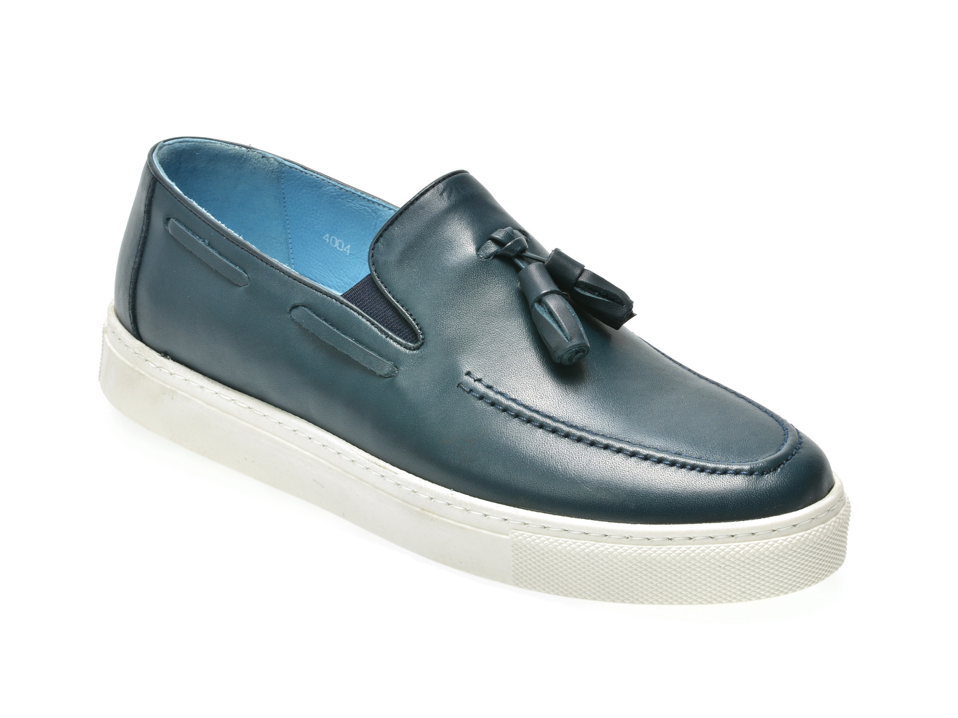 Pantofi OTTER bleumarin, 4004, din piele naturala