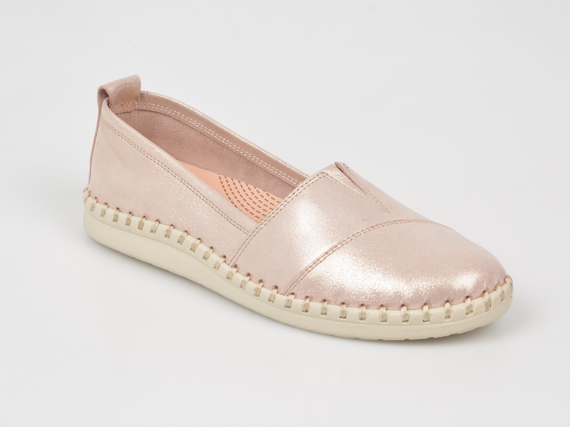 Espadrile FLAVIA PASSINI nude, 2524, din piele naturala