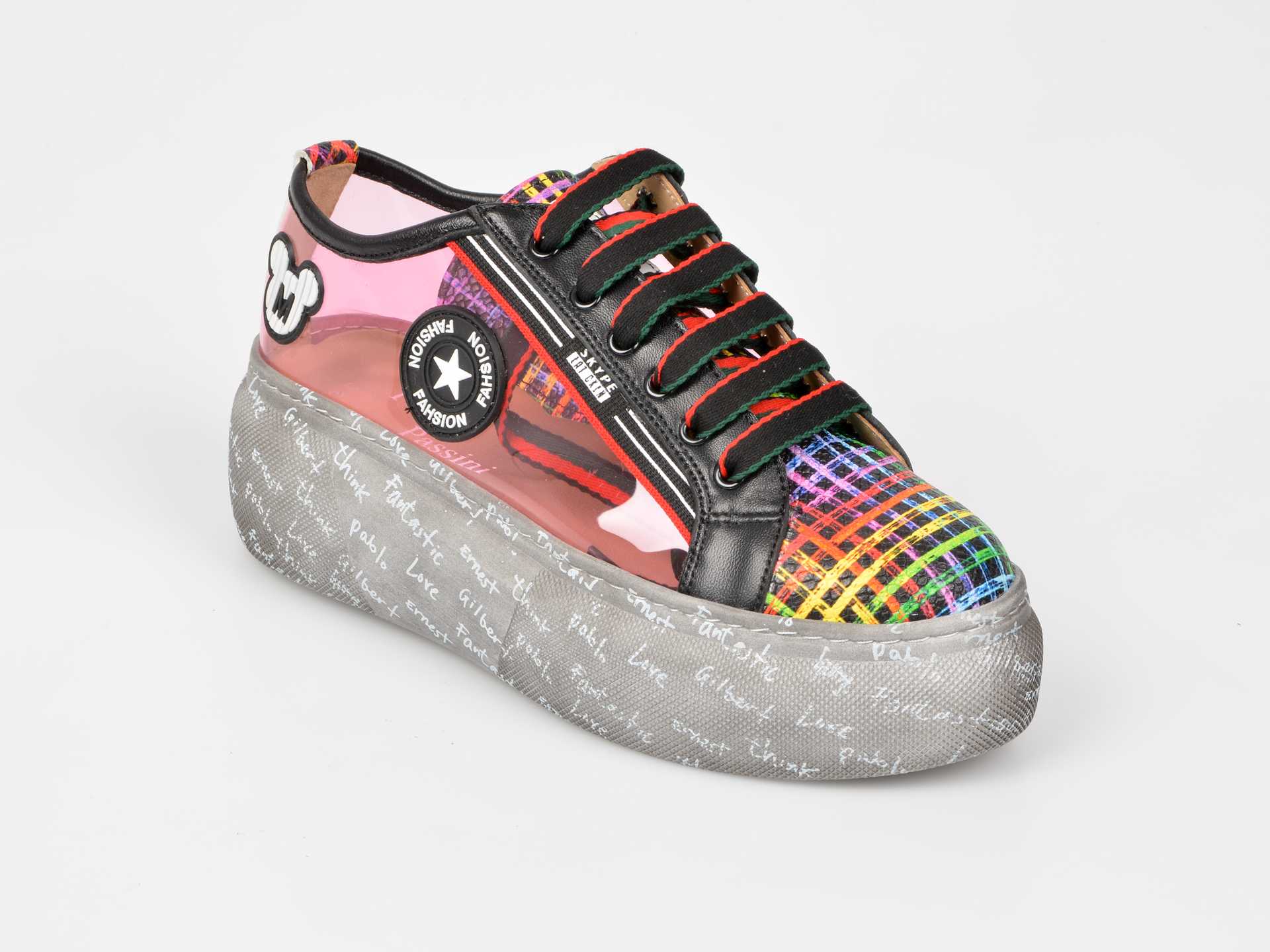 Pantofi FLAVIA PASSINI multicolori, Gm3027, din piele ecologica